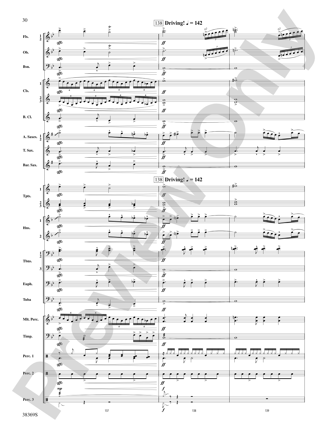 Man of La Mancha: Concert Band Conductor Score & Parts