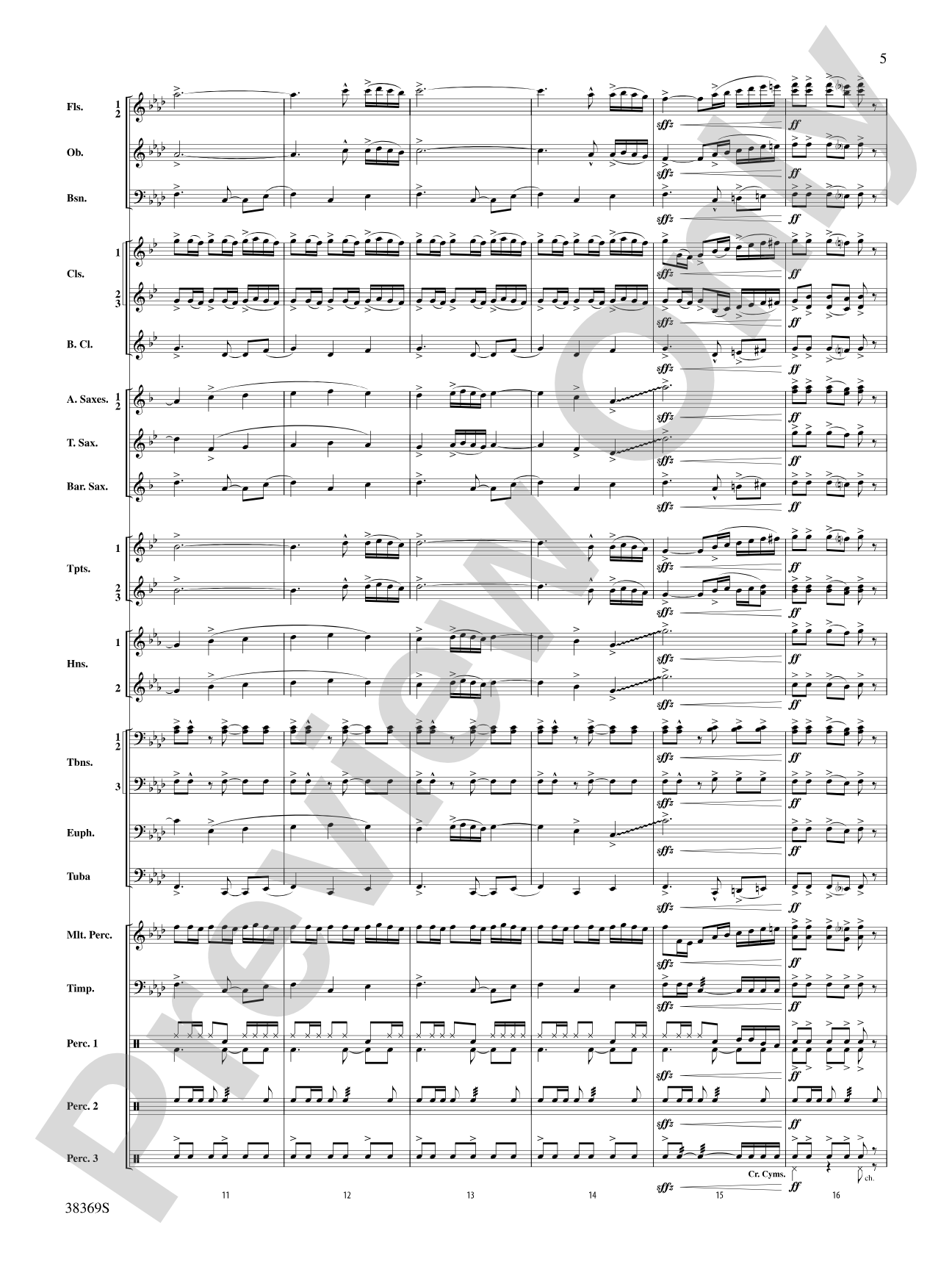 Man of La Mancha: Concert Band Conductor Score & Parts