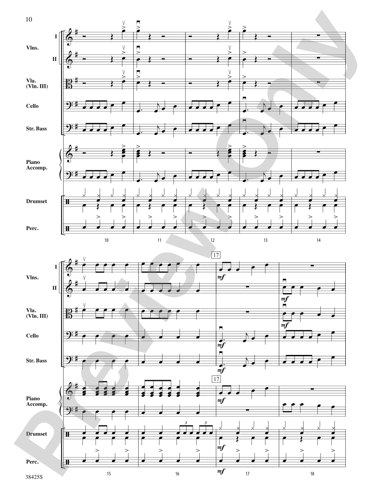 Hedgehog, Monkey and Waffles!: String Orchestra Conductor Score & Parts