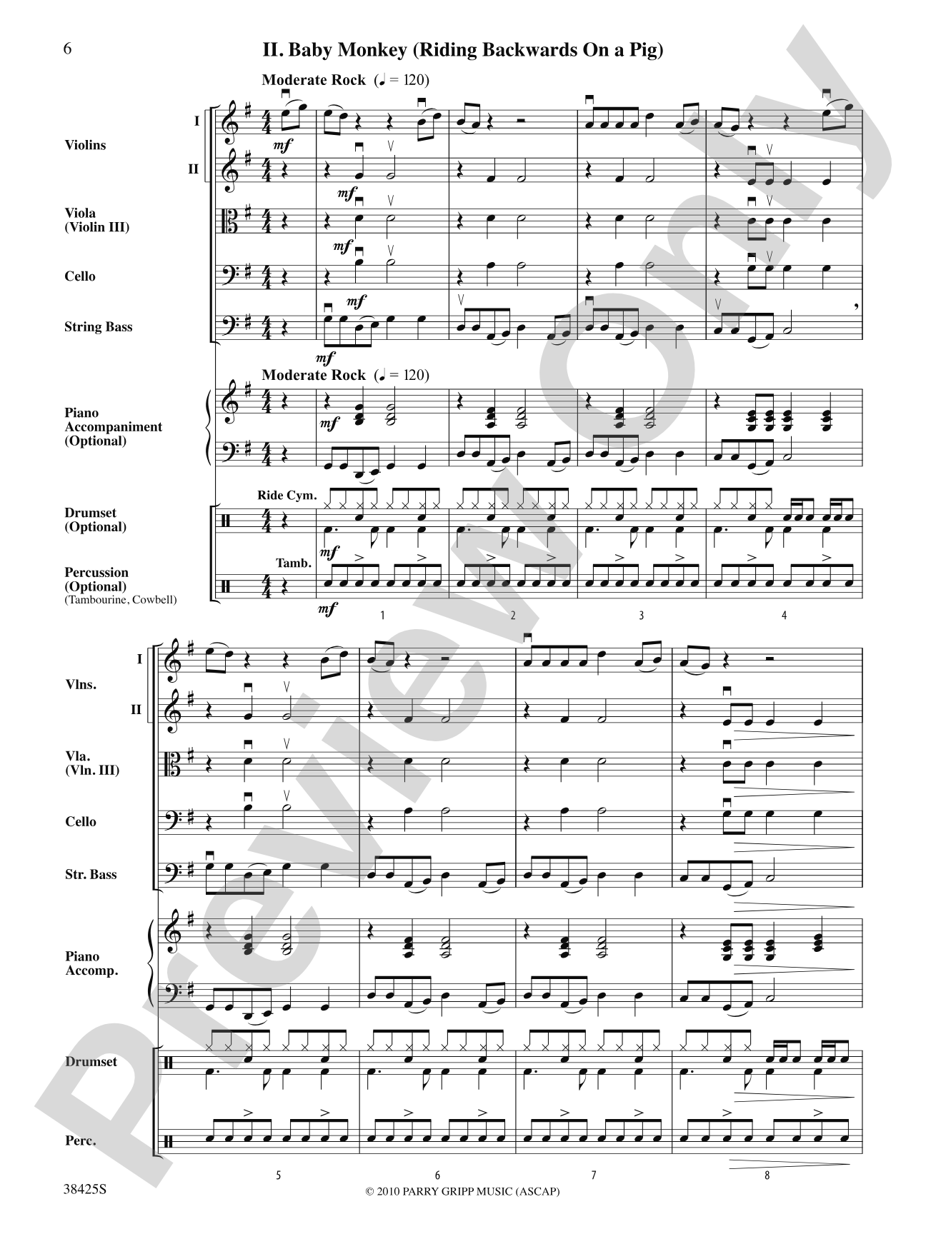 Hedgehog, Monkey and Waffles!: String Orchestra Conductor Score & Parts