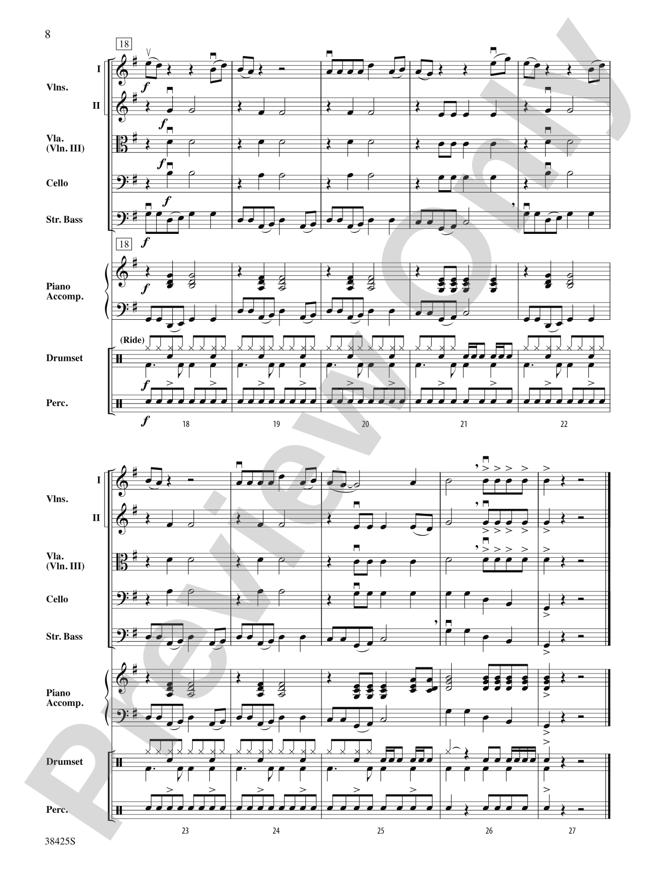 Hedgehog, Monkey and Waffles!: String Orchestra Conductor Score & Parts