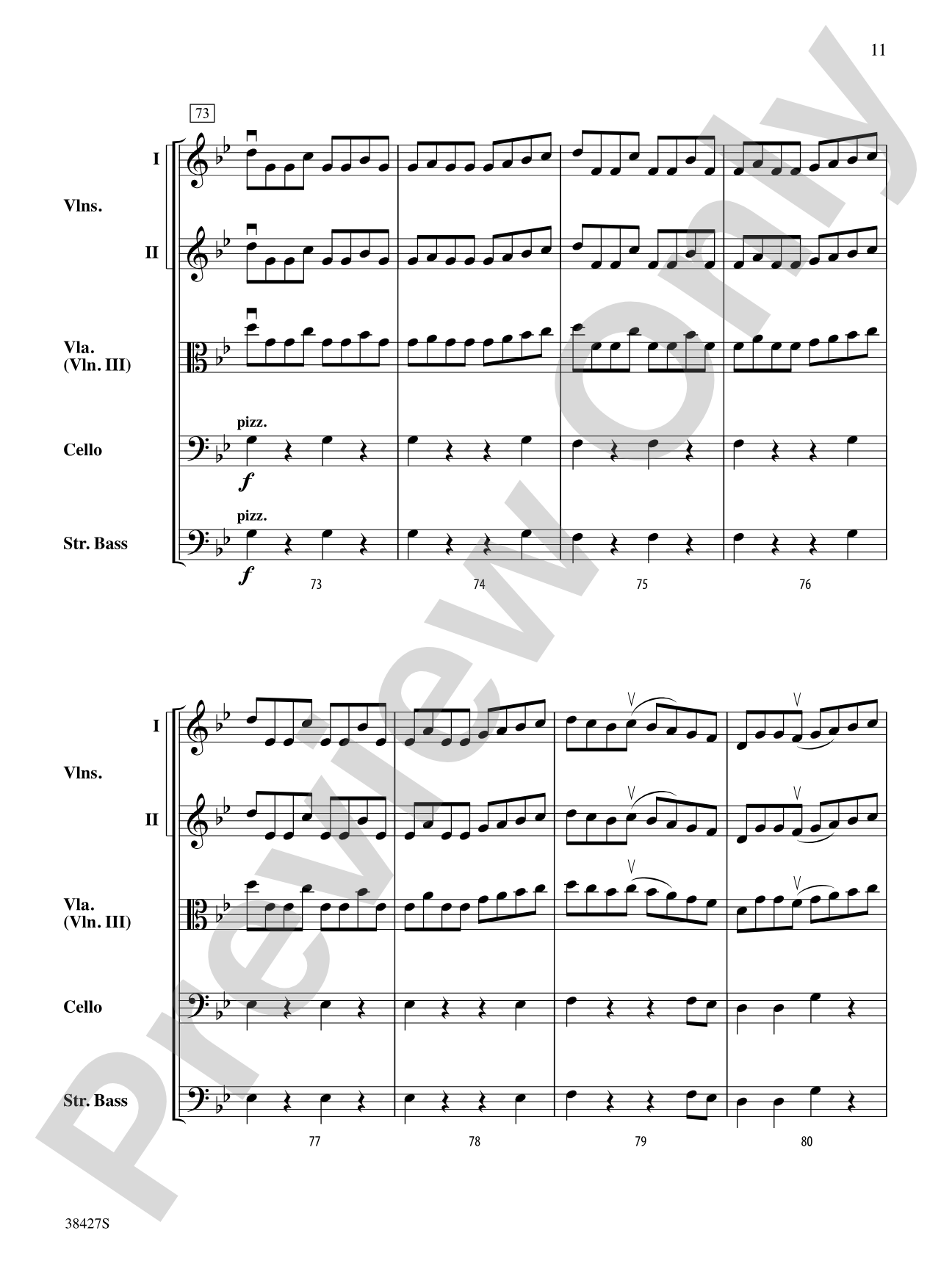 Catharsis: String Orchestra Conductor Score & Parts