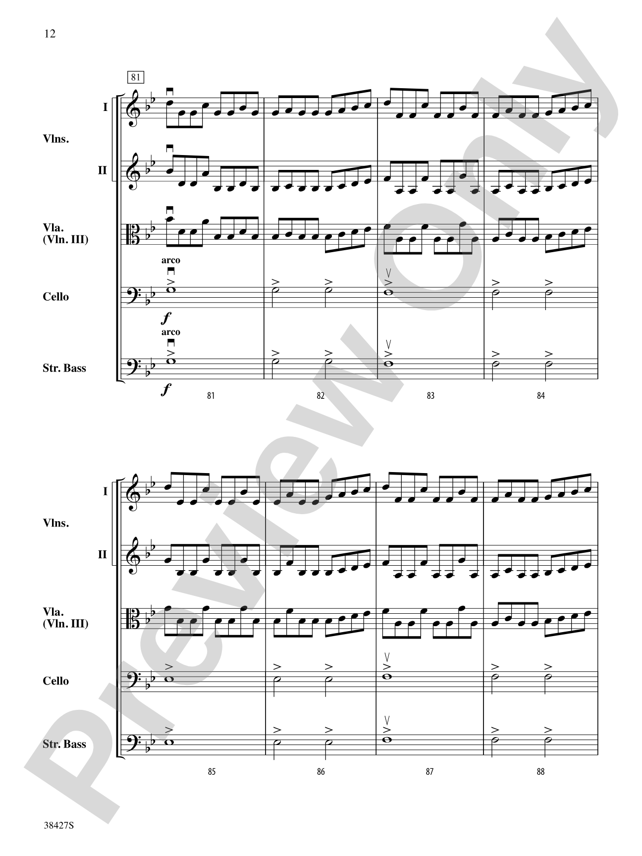 Catharsis: String Orchestra Conductor Score & Parts