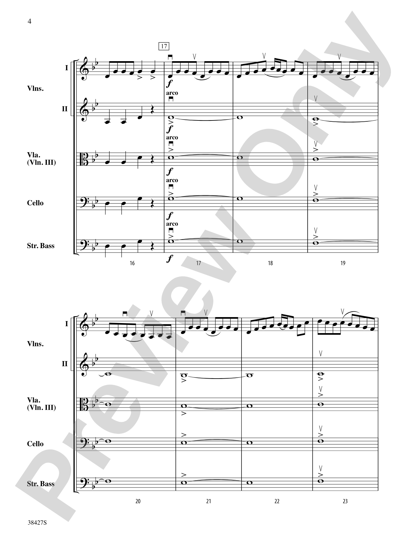 Catharsis: String Orchestra Conductor Score & Parts