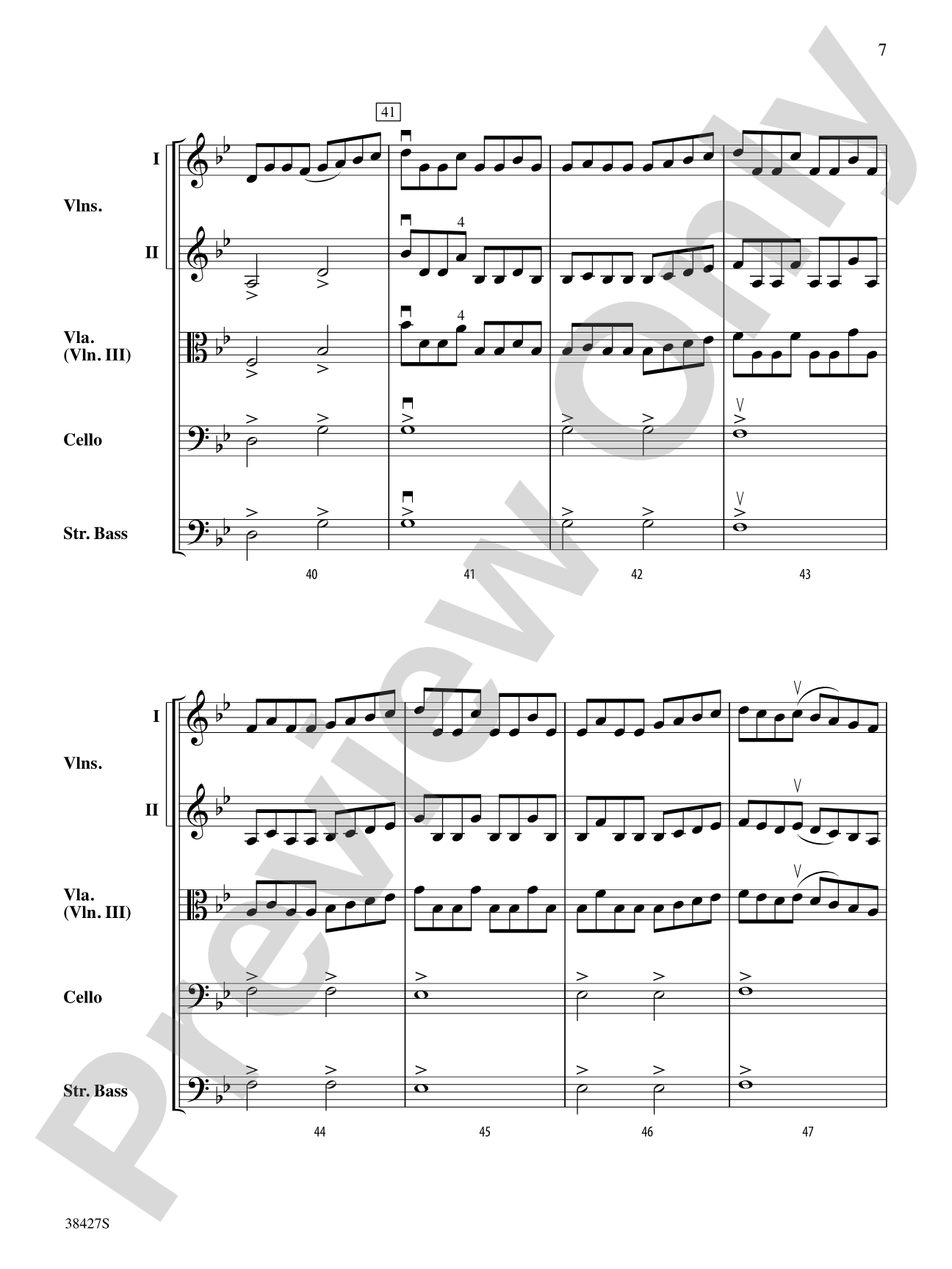 Catharsis: String Orchestra Conductor Score & Parts