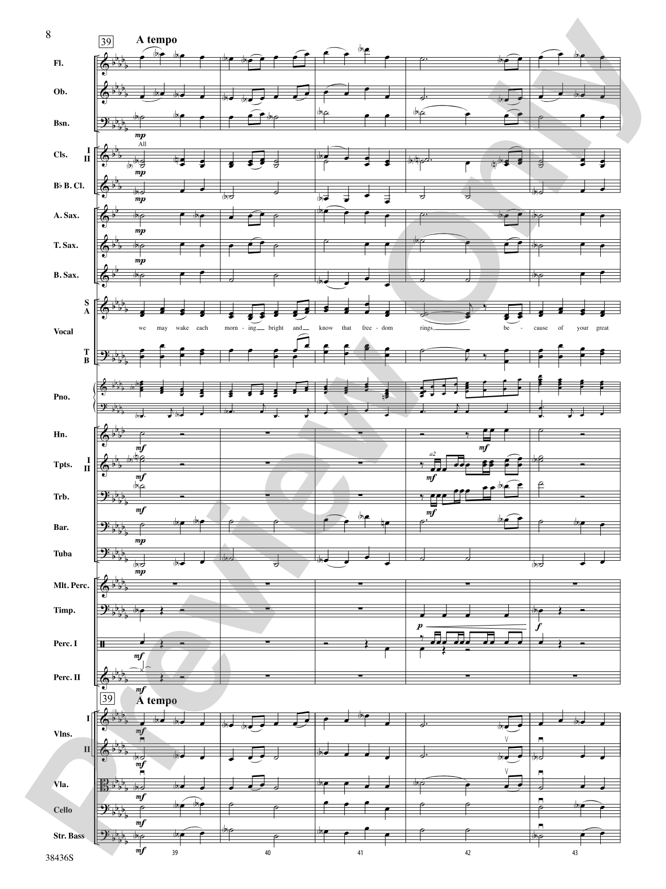 Thank You, Soldiers: Full Orchestra Conductor Score & Parts