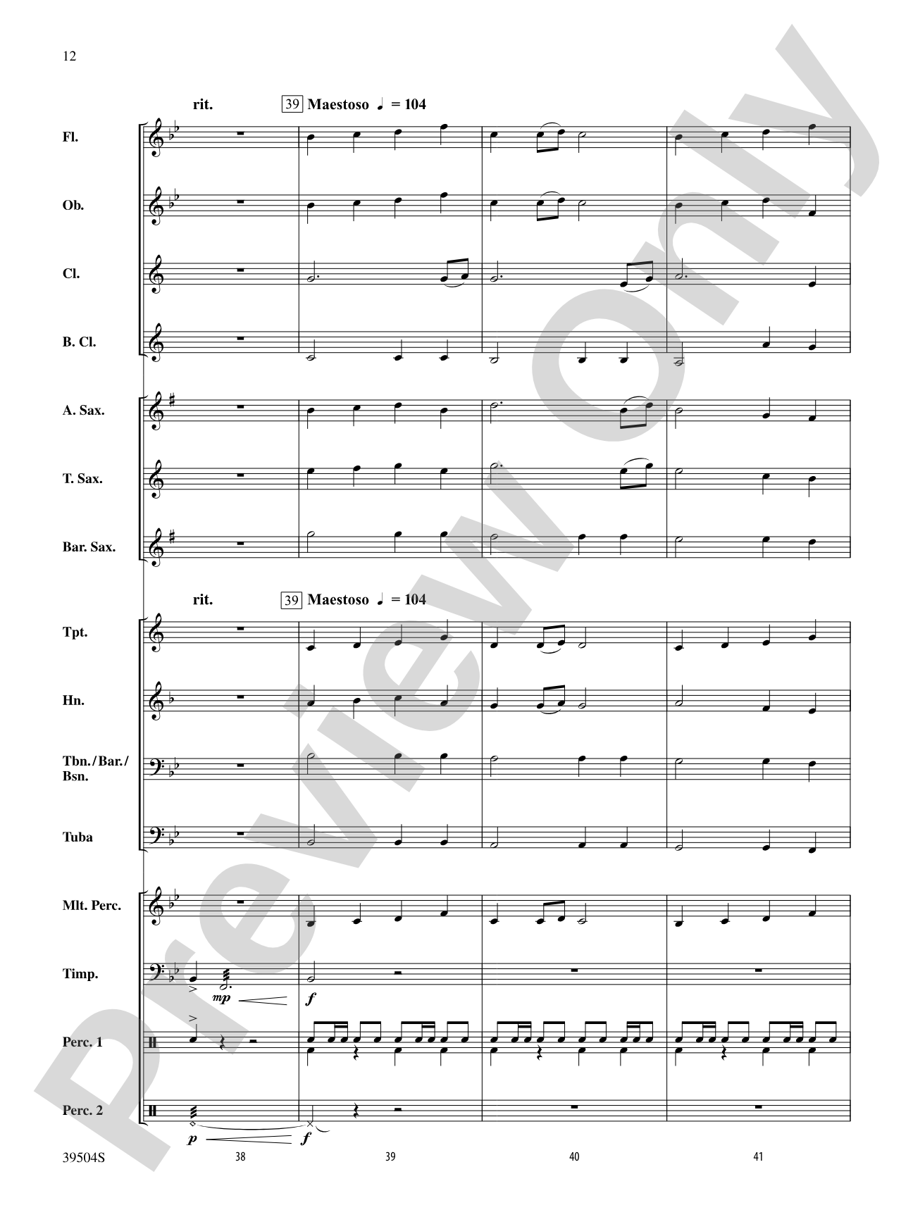 Encore!: Concert Band Conductor Score & Parts