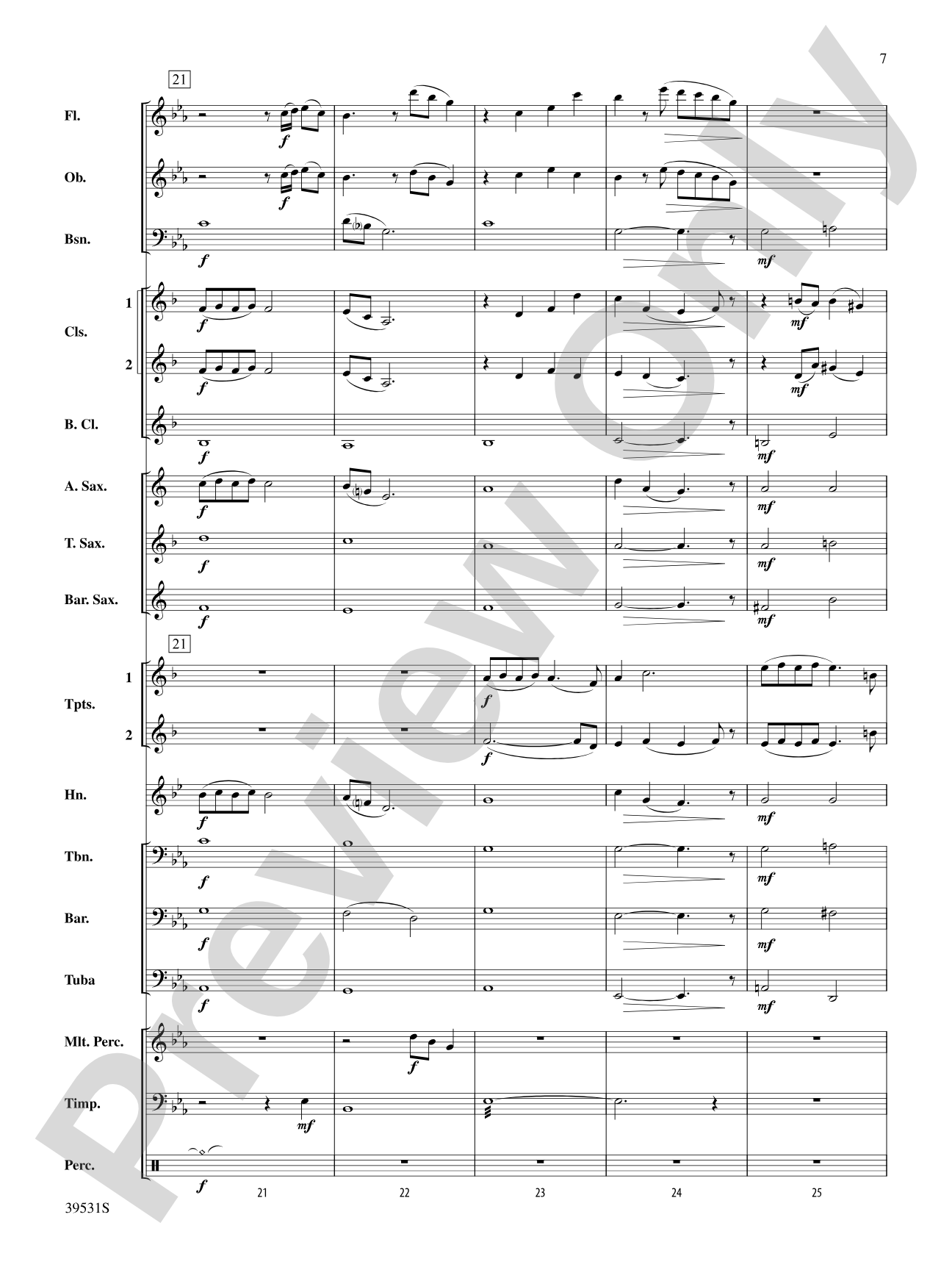 Pure Imagination (from Willy Wonka and the Chocolate Factory): Concert Band Conductor Score & Parts