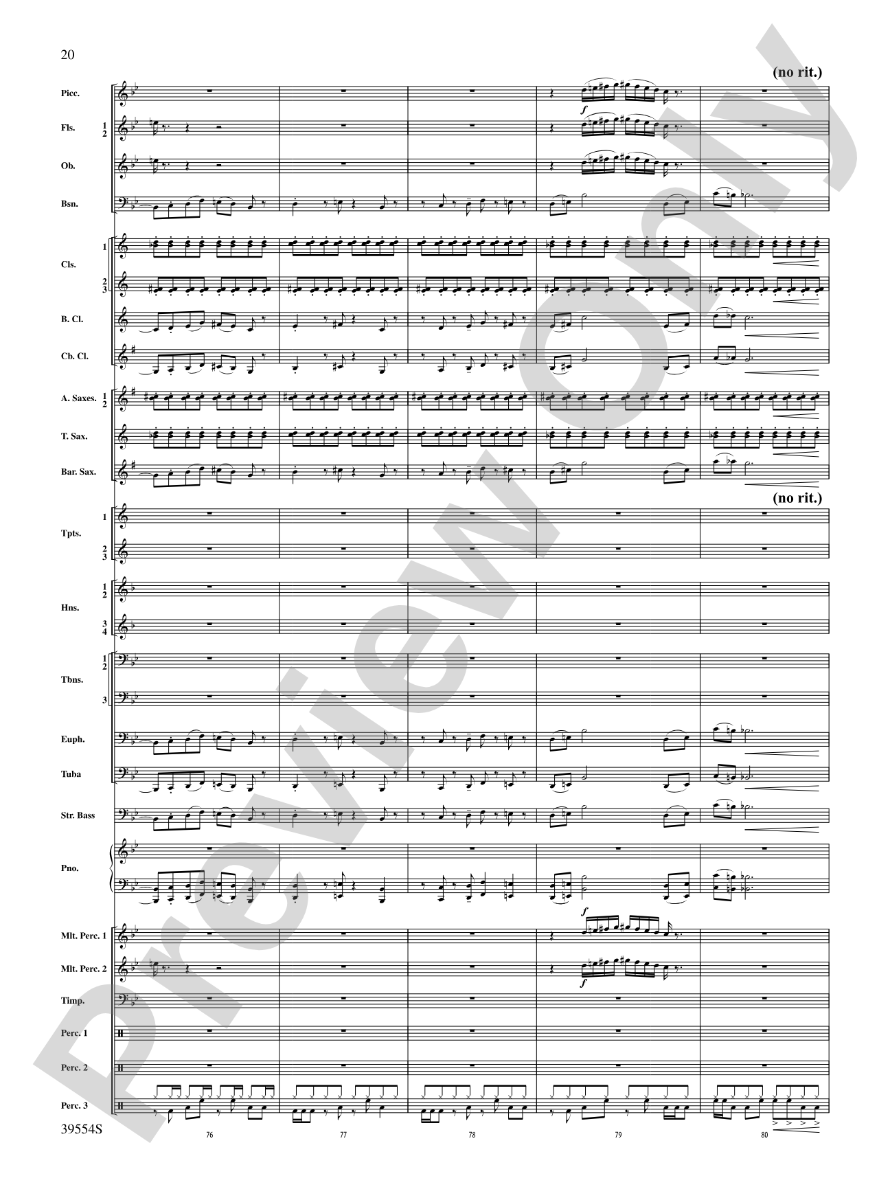 CompleX-2030: Concert Band Conductor Score & Parts