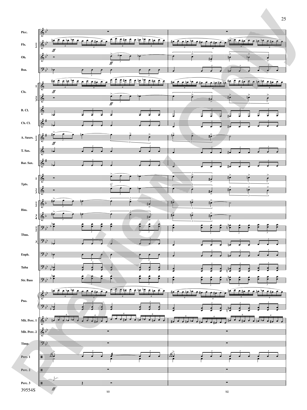 CompleX-2030: Concert Band Conductor Score & Parts