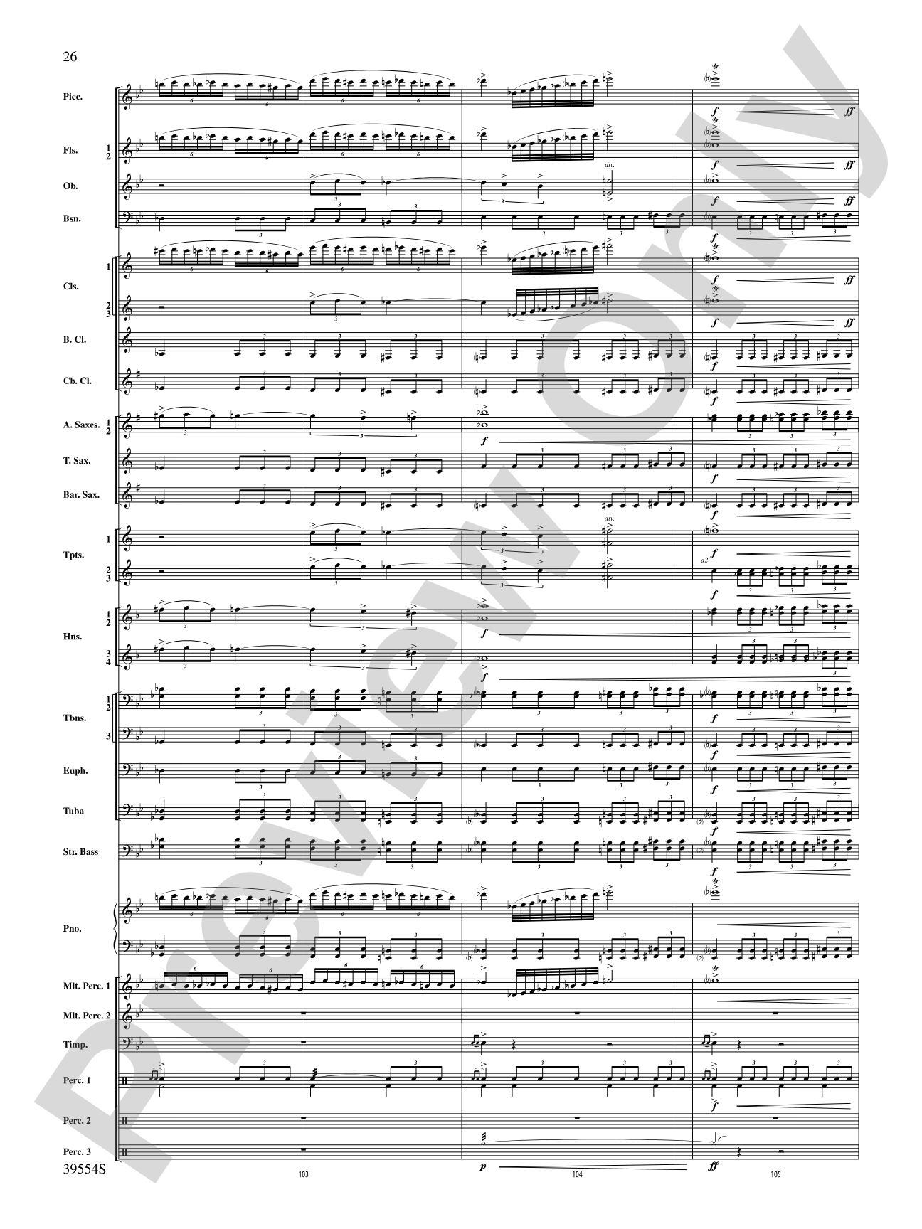 CompleX-2030: Concert Band Conductor Score & Parts