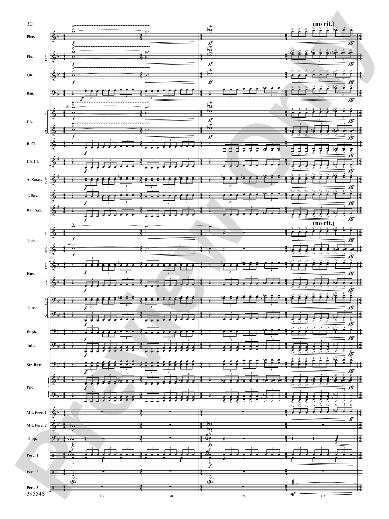 CompleX-2030: Concert Band Conductor Score & Parts