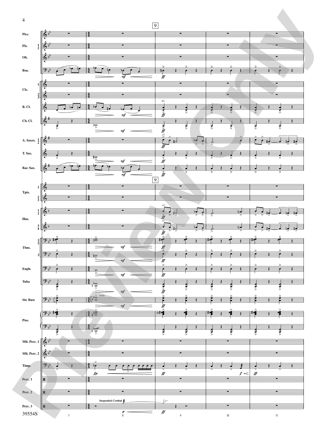 CompleX-2030: Concert Band Conductor Score & Parts