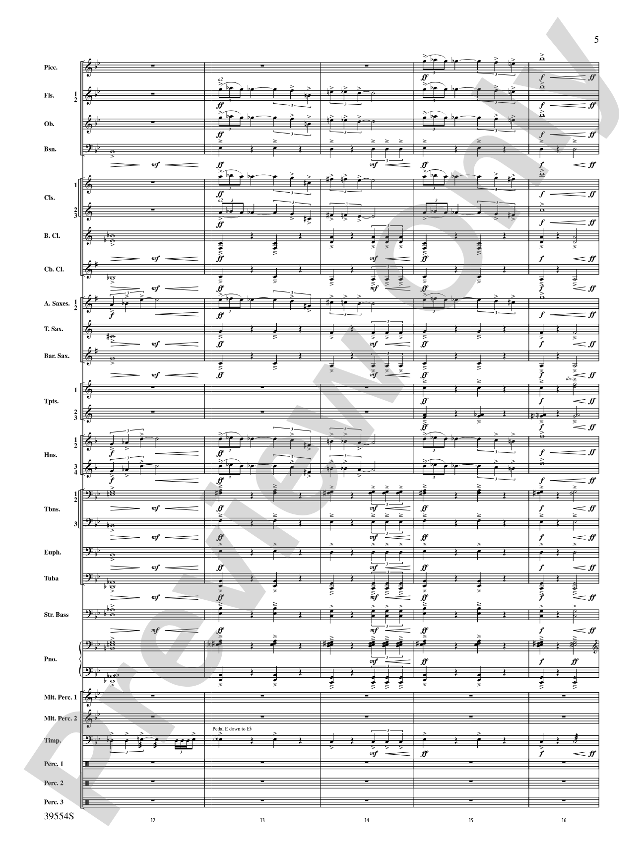 CompleX-2030: Concert Band Conductor Score & Parts