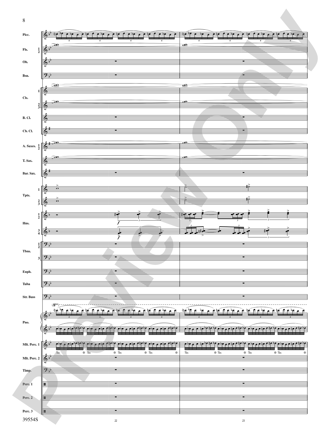 CompleX-2030: Concert Band Conductor Score & Parts