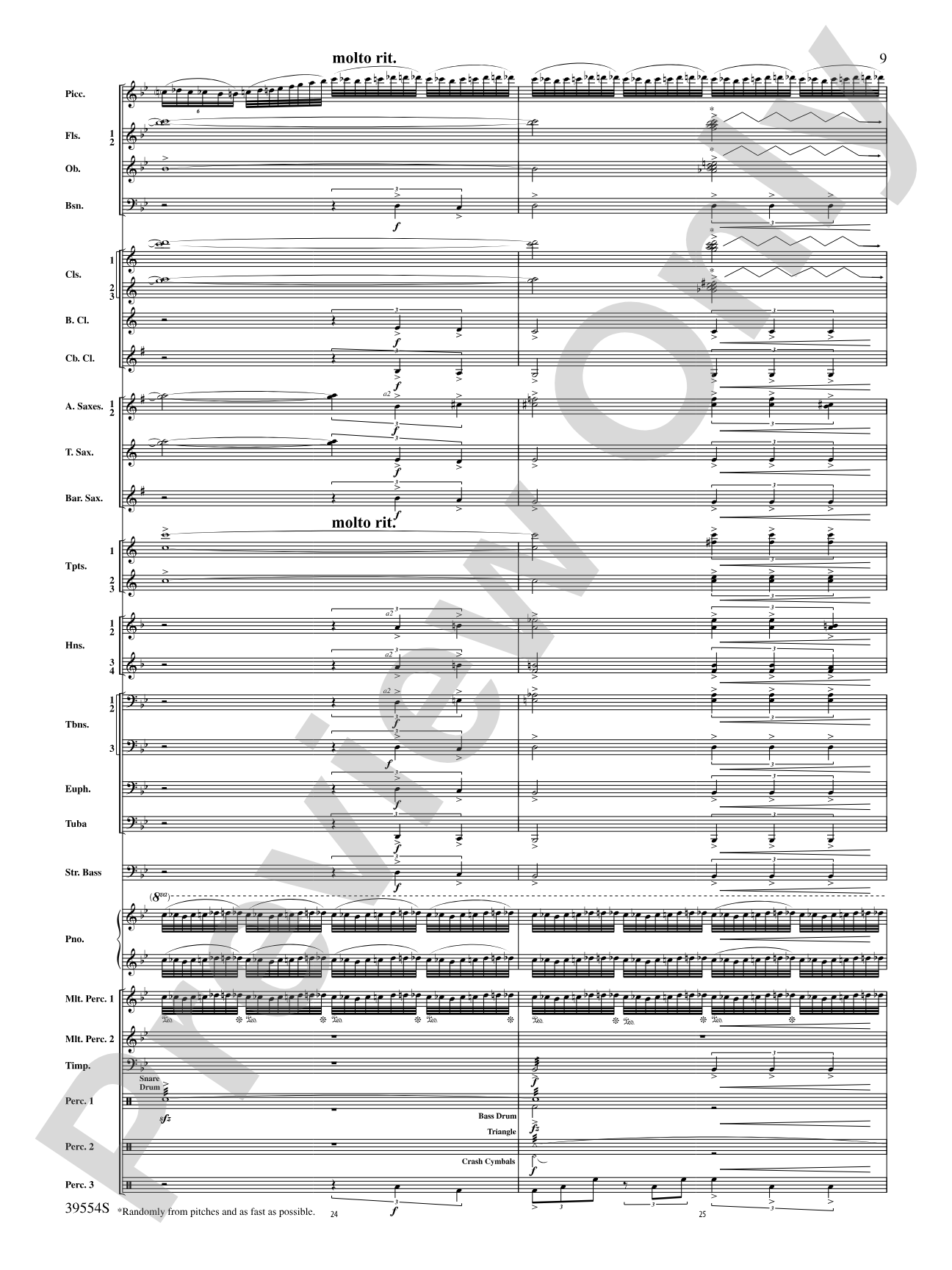 CompleX-2030: Concert Band Conductor Score & Parts