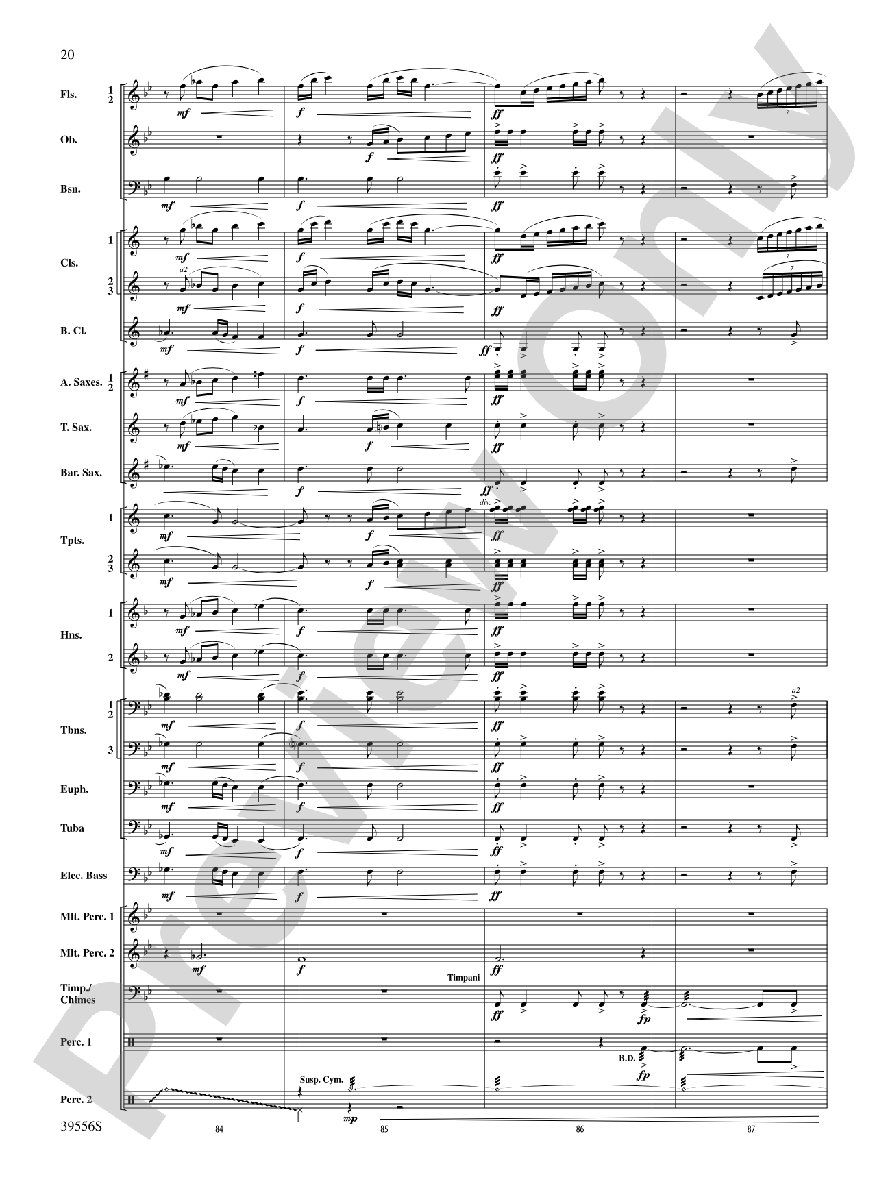Lennon: Concert Band Conductor Score & Parts
