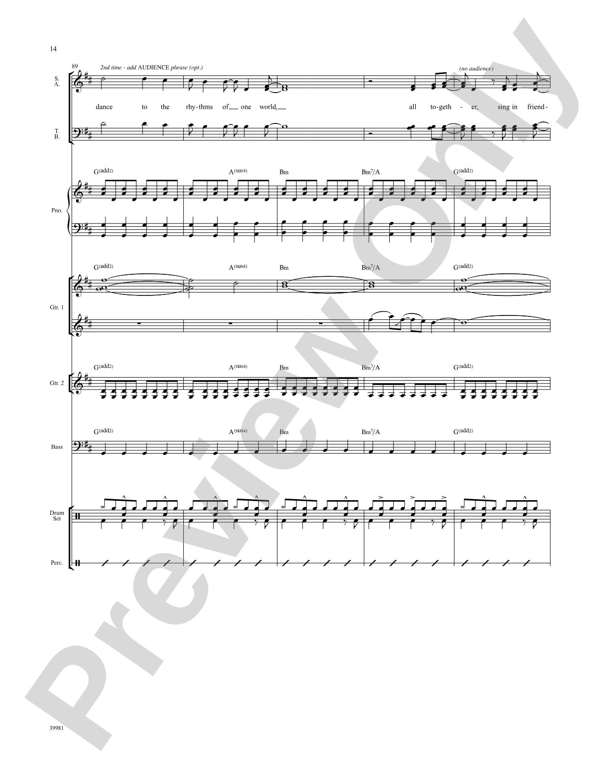 Rhythms of One World: Choral SoundPax