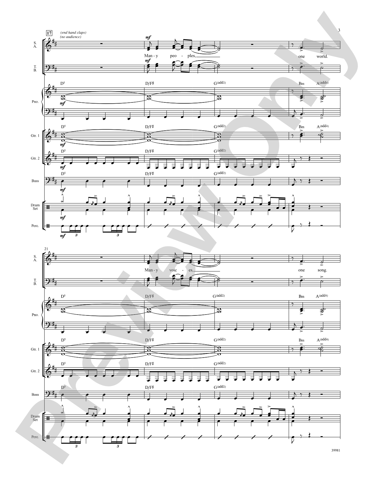 Rhythms of One World: Choral SoundPax