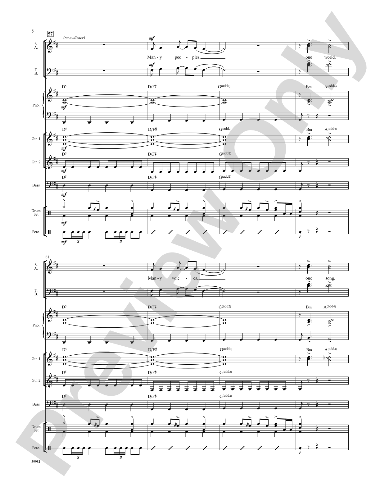 Rhythms of One World: Choral SoundPax