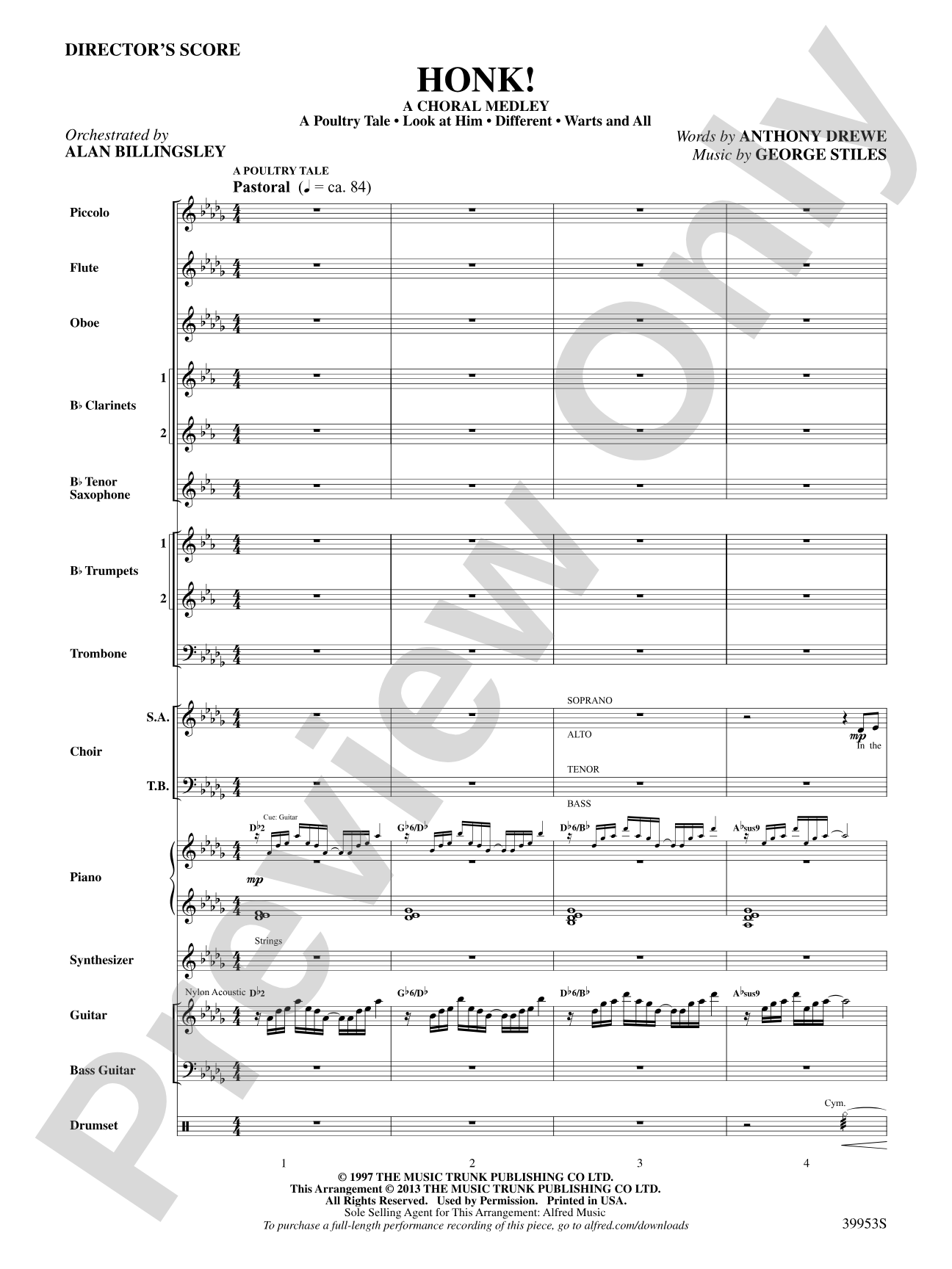 Honk!: Choral SoundPax