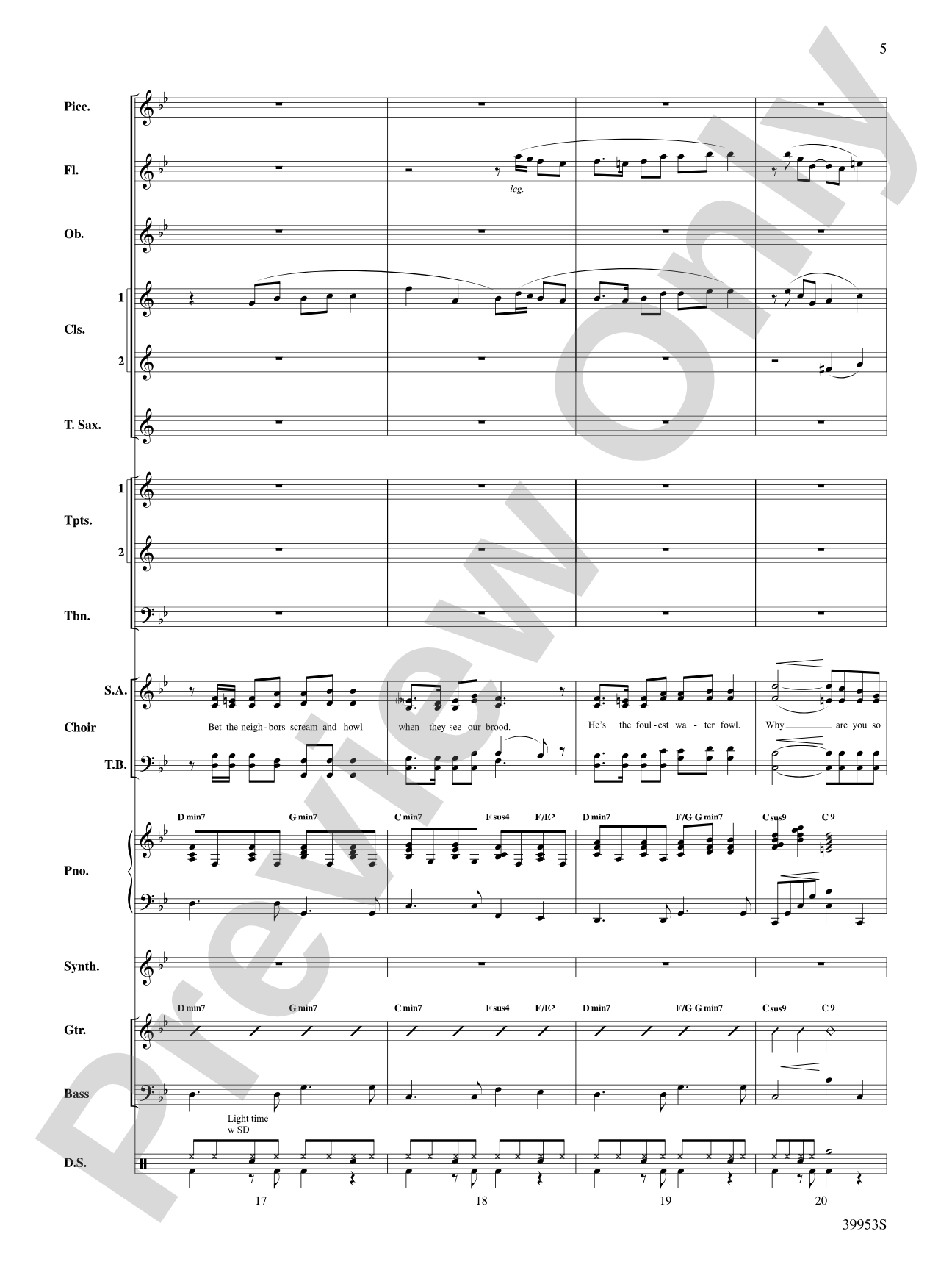 Honk!: Choral SoundPax