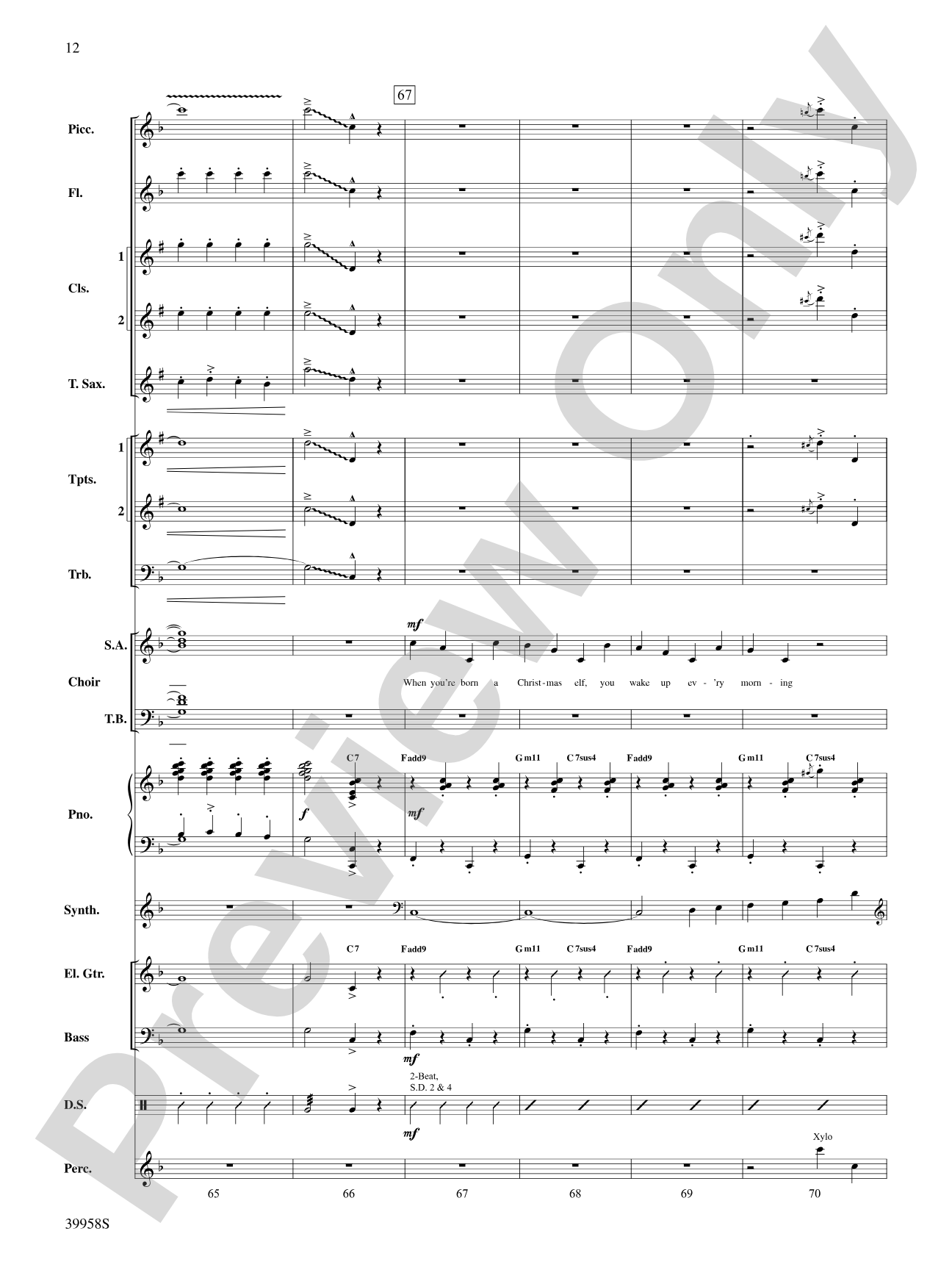 Elf: A Medley from the Broadway Musical: Choral SoundPax