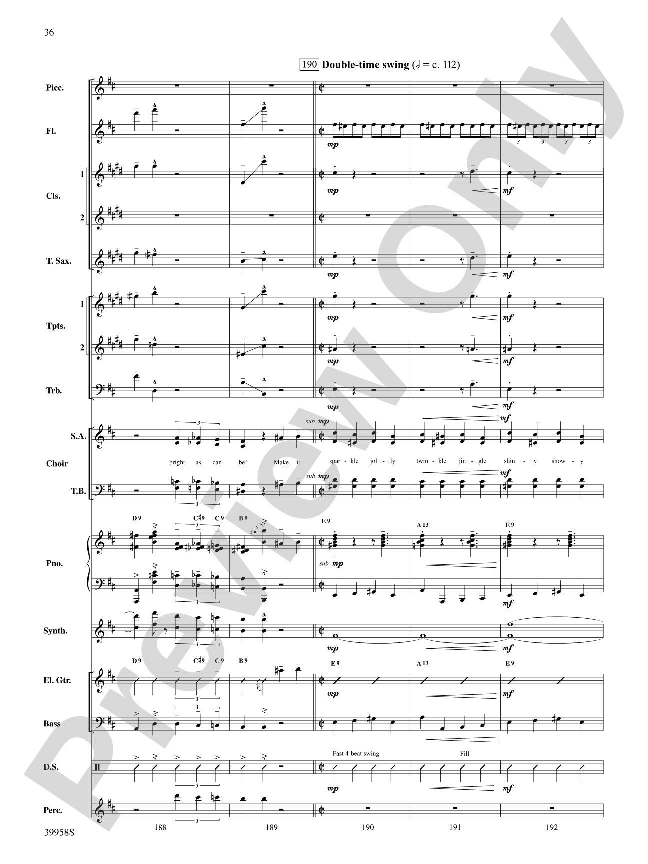 Elf: A Medley from the Broadway Musical: Choral SoundPax