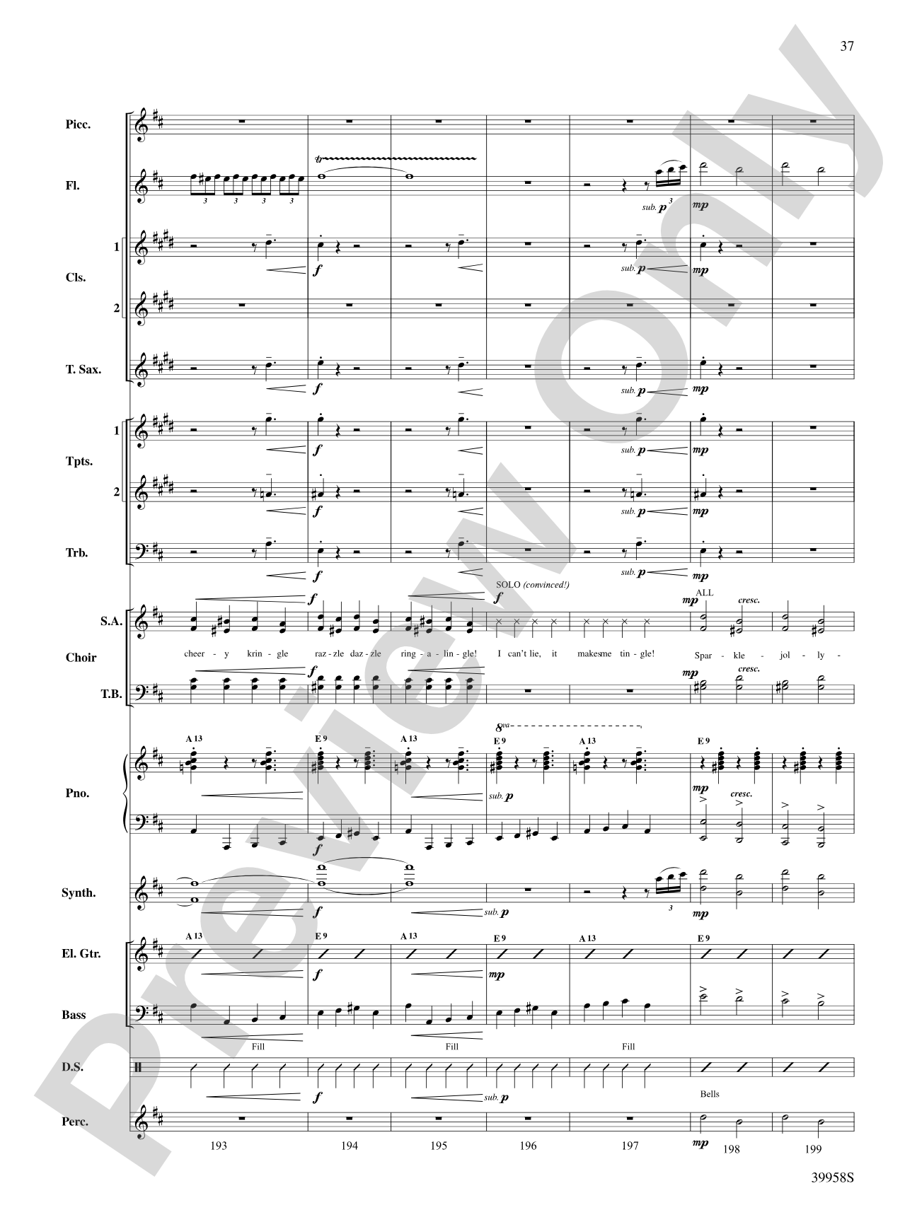 Elf: A Medley from the Broadway Musical: Choral SoundPax