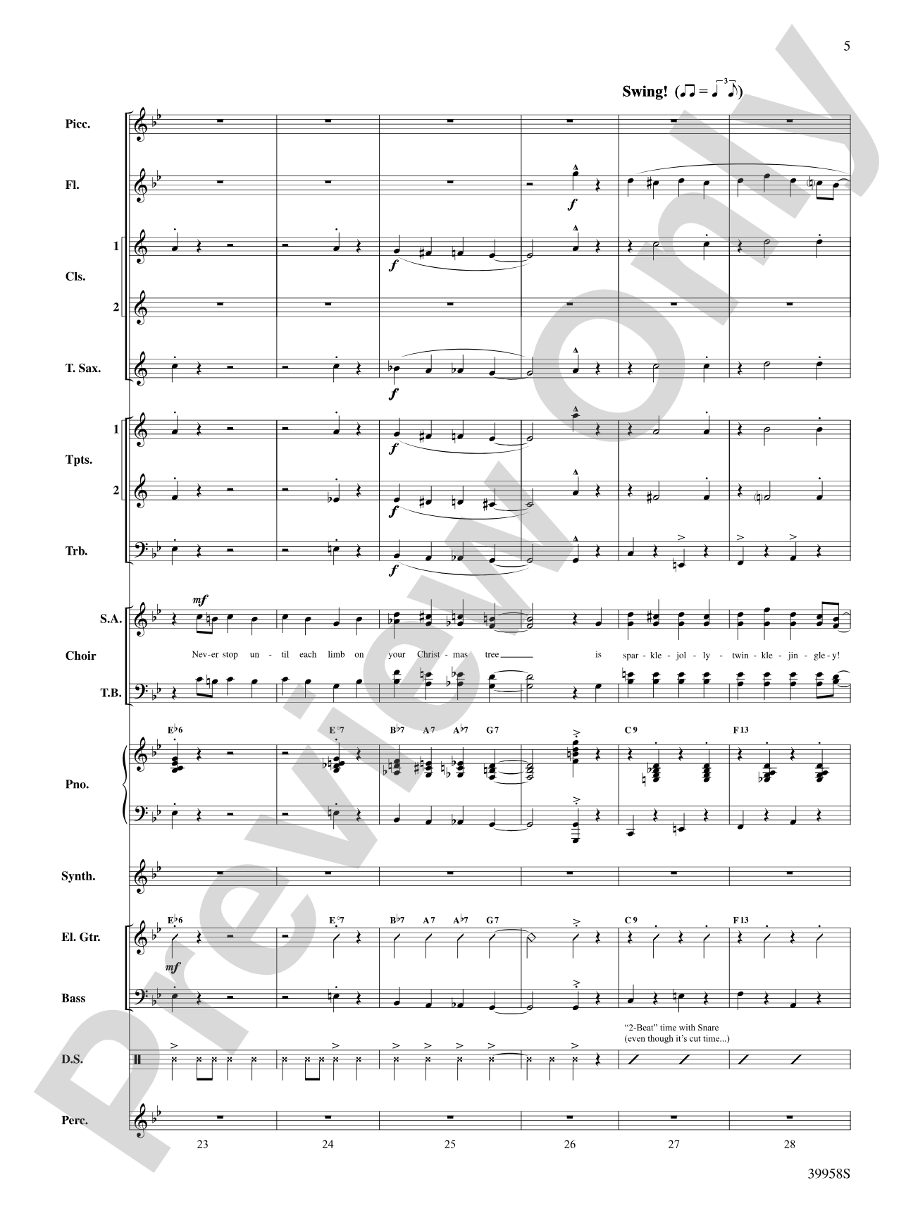 Elf: A Medley from the Broadway Musical: Choral SoundPax
