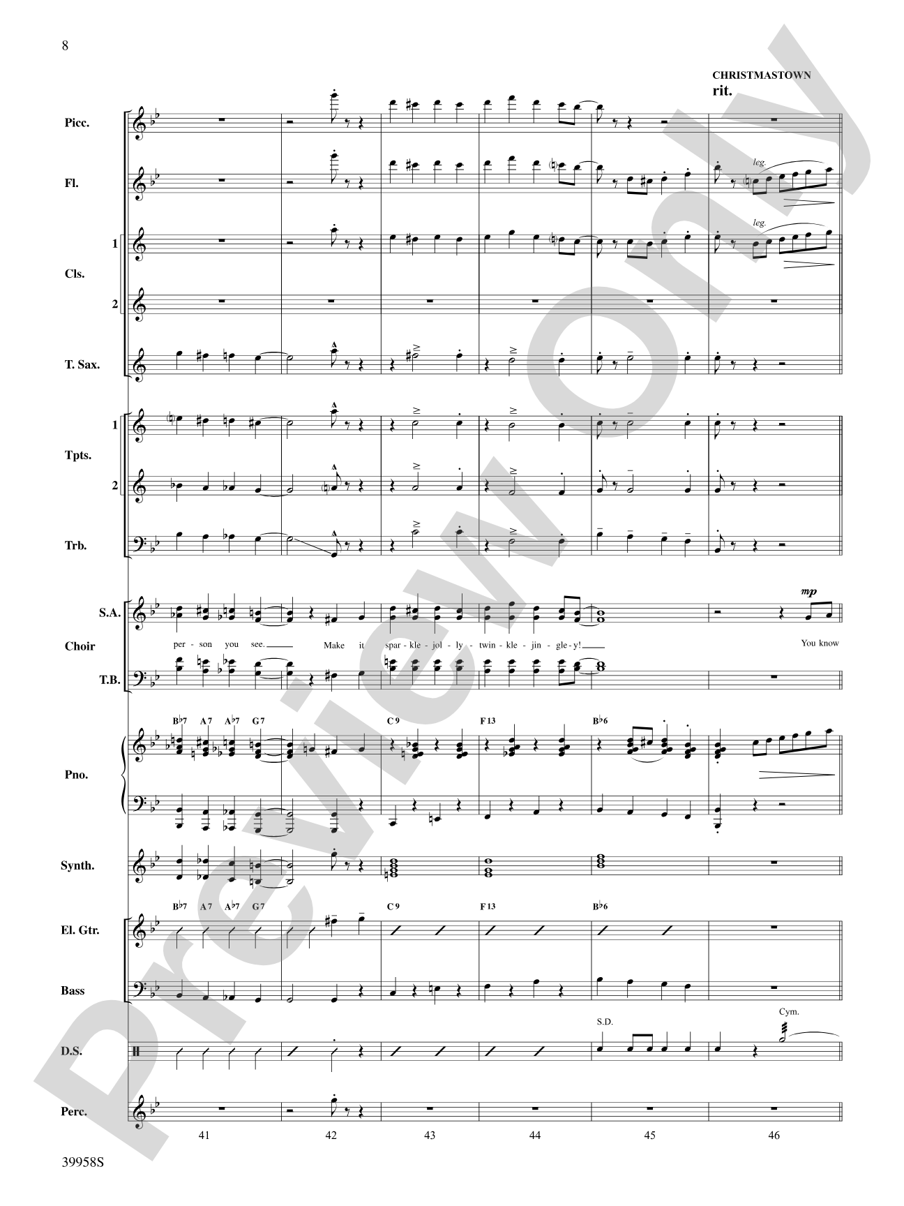Elf: A Medley from the Broadway Musical: Choral SoundPax