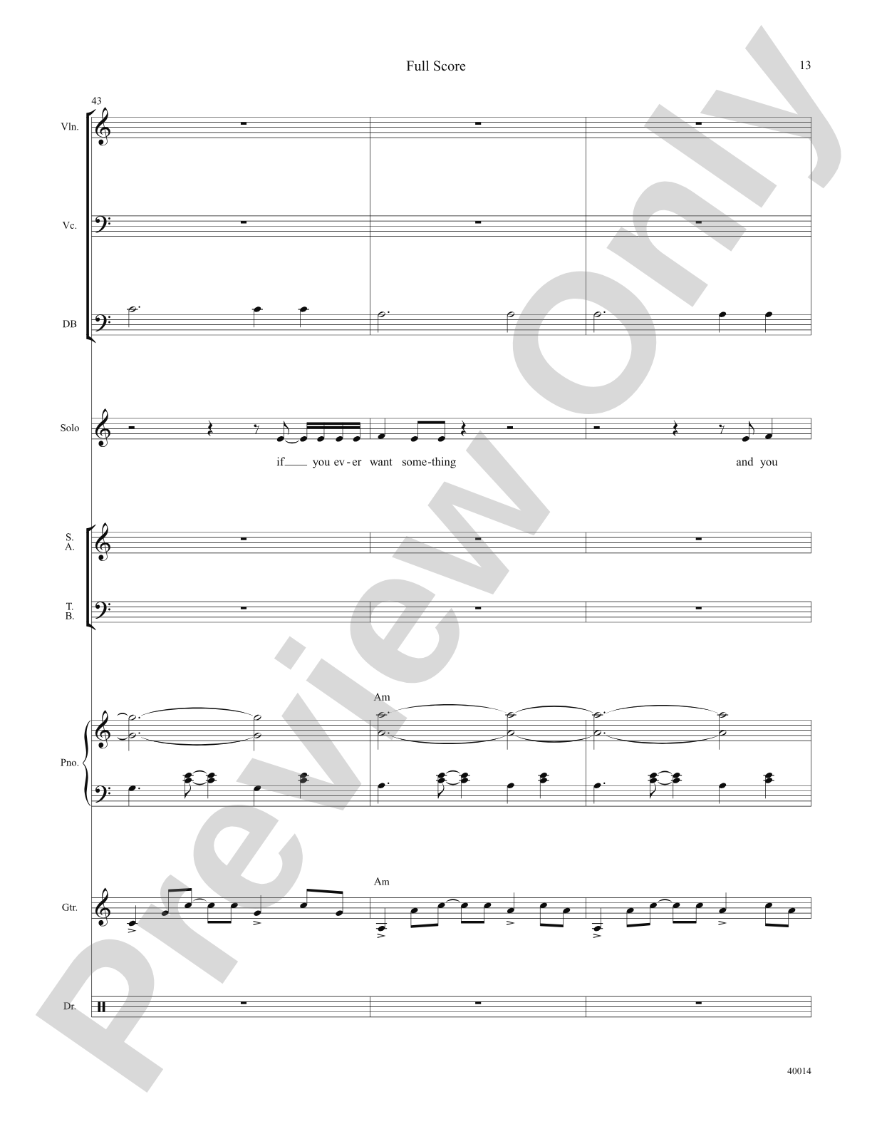 Once: Choral SoundPax