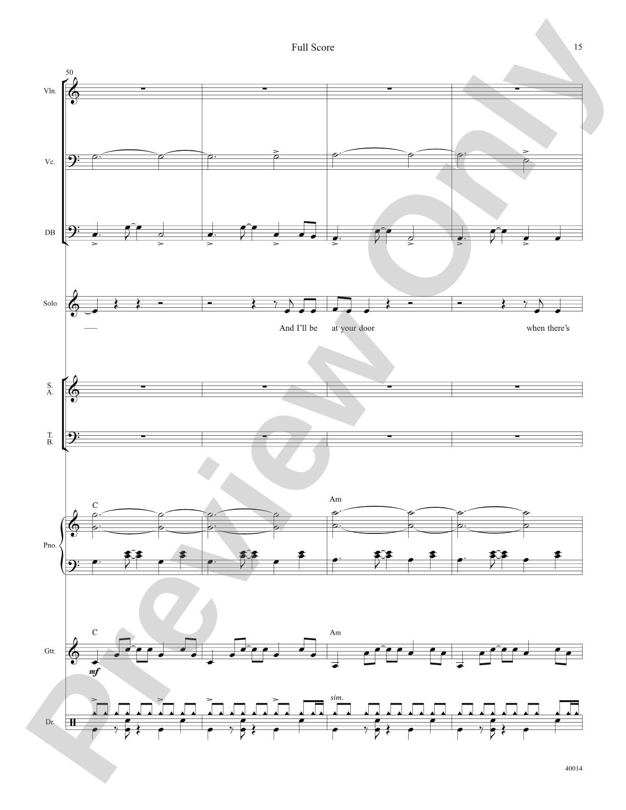 Once: Choral SoundPax