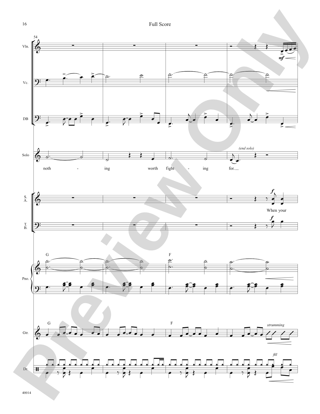 Once: Choral SoundPax