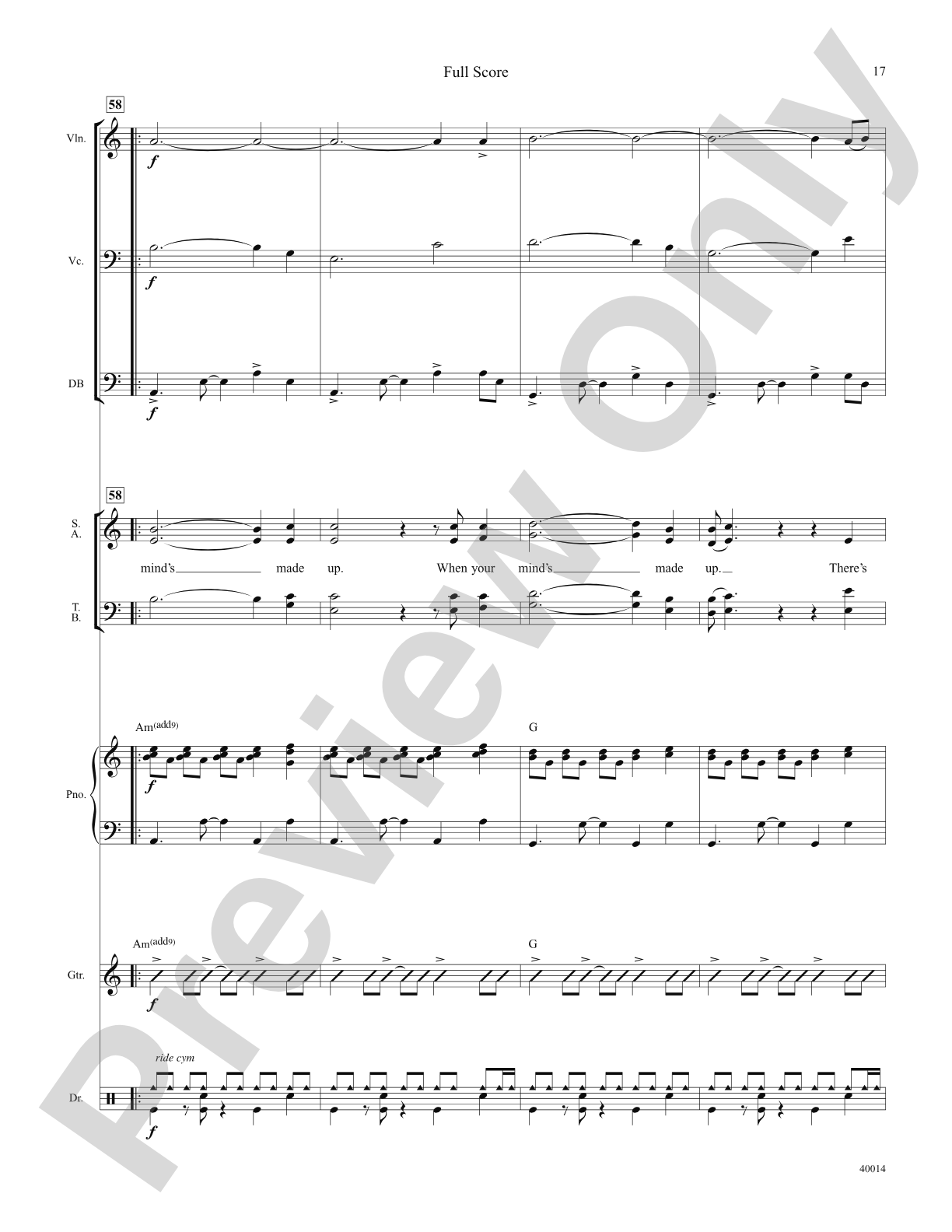 Once: Choral SoundPax