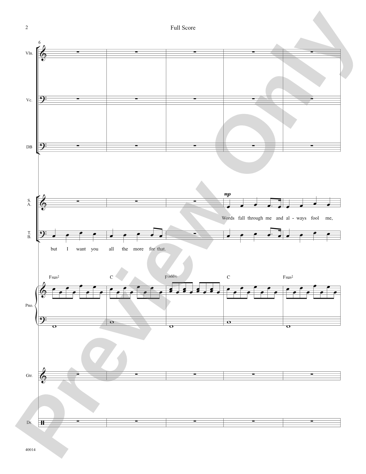 Once: Choral SoundPax