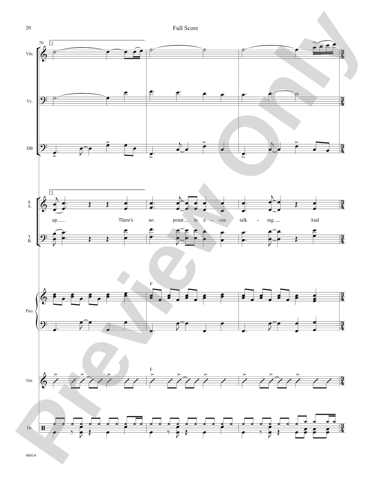 Once: Choral SoundPax