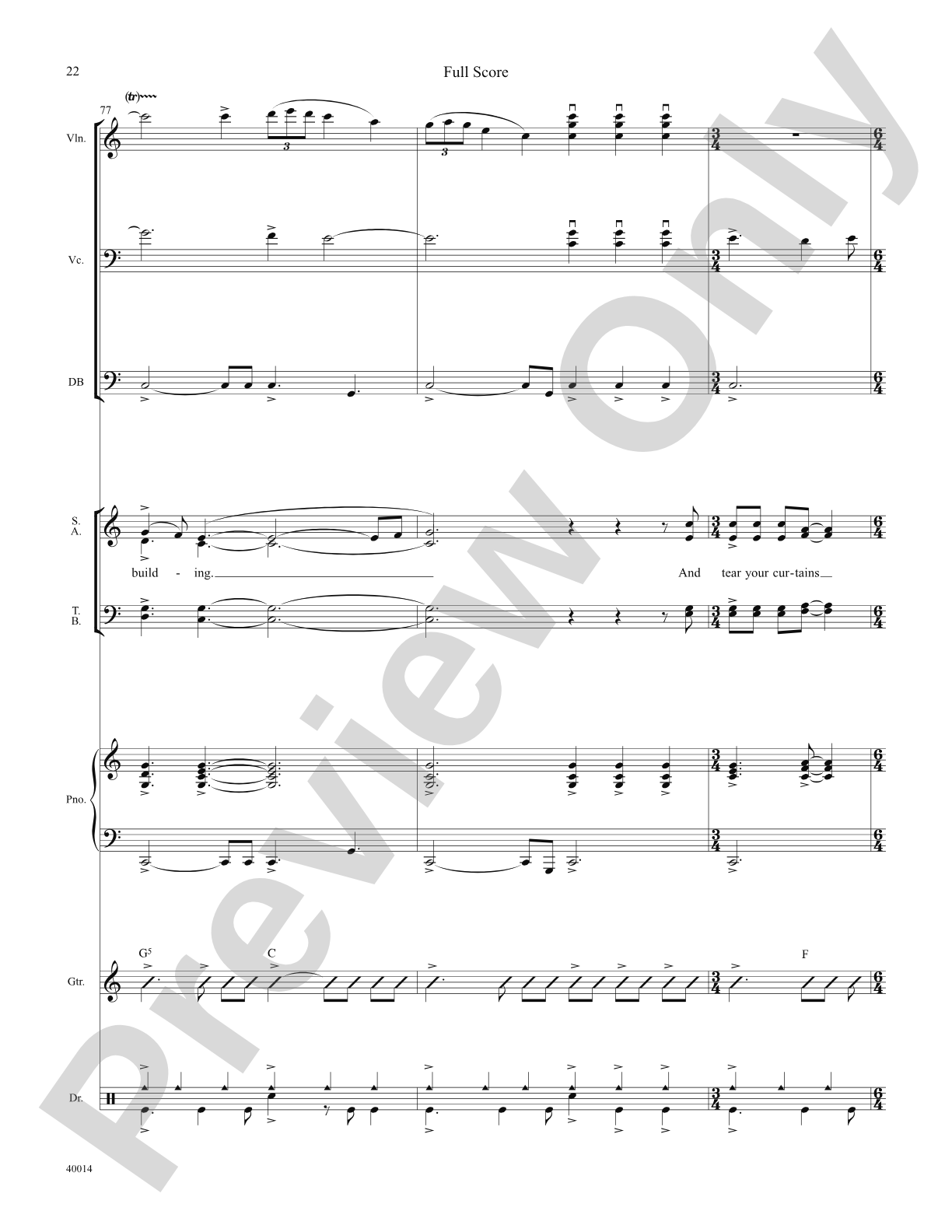 Once: Choral SoundPax