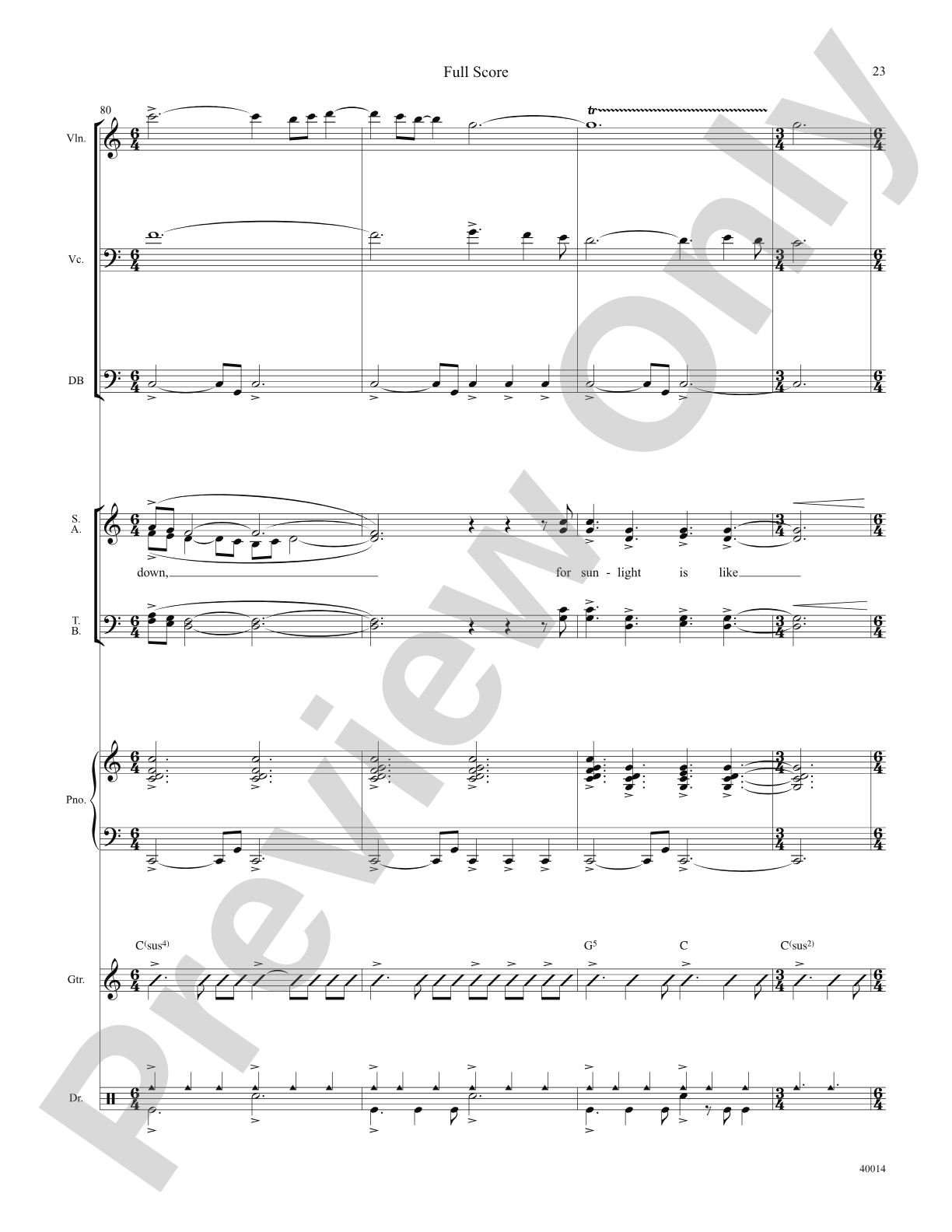 Once: Choral SoundPax