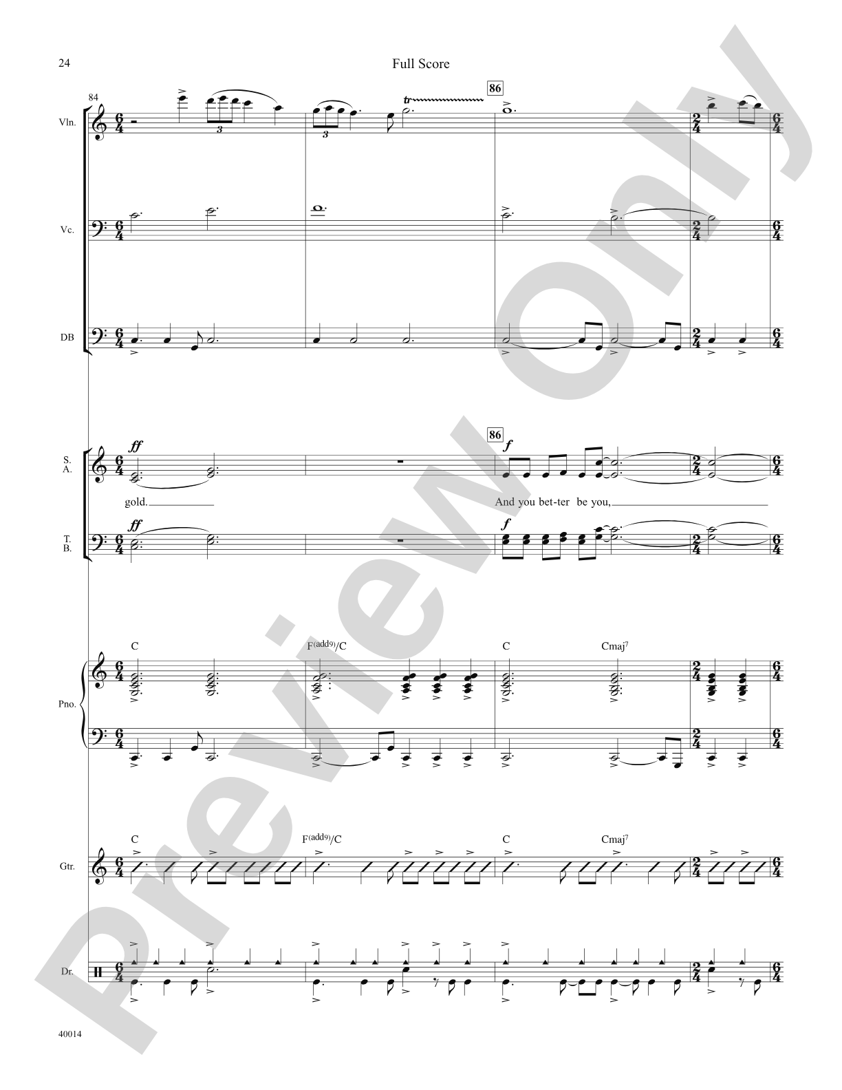 Once: Choral SoundPax