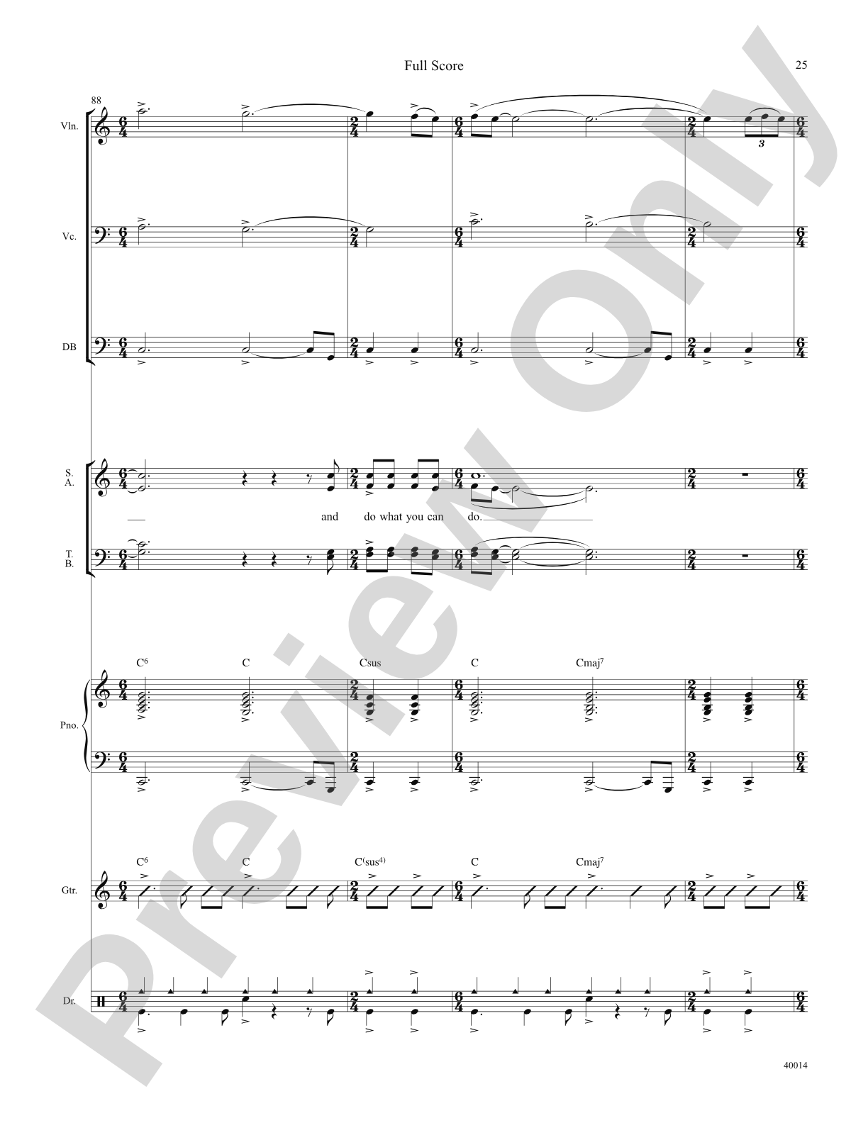 Once: Choral SoundPax