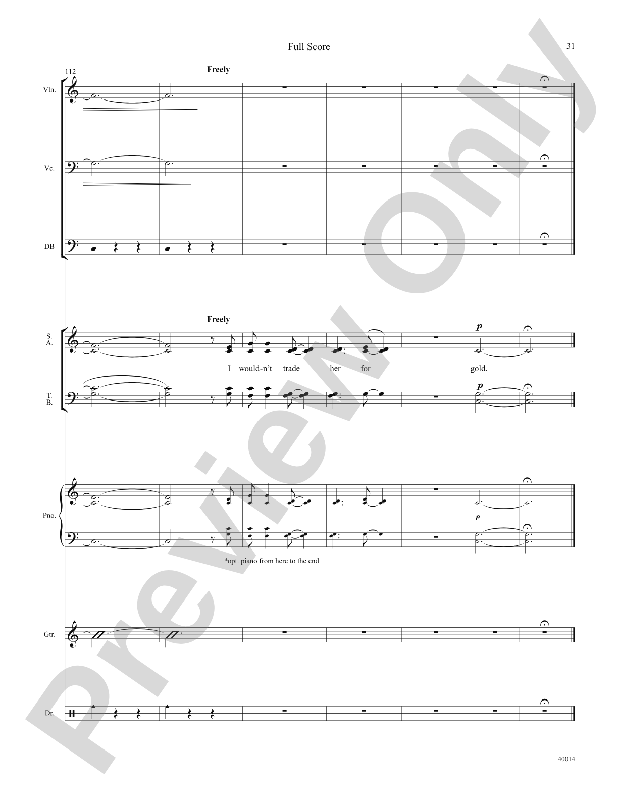 Once: Choral SoundPax