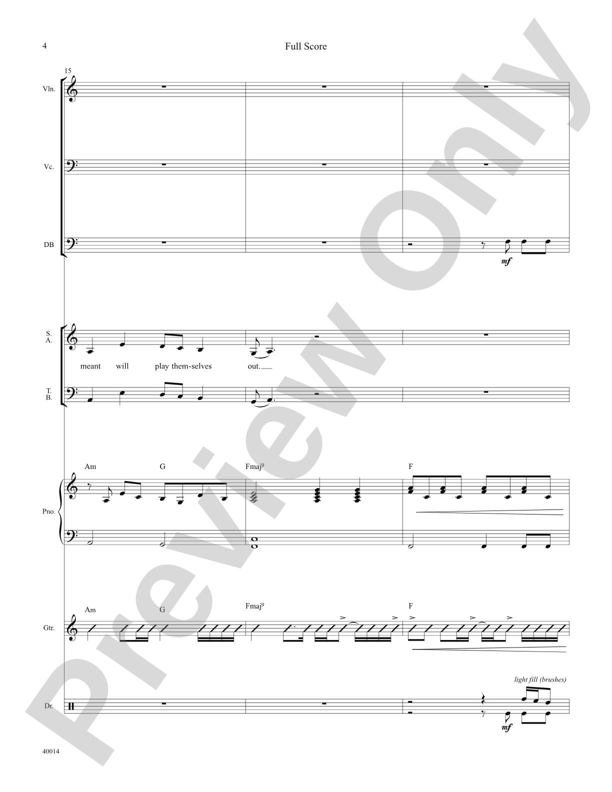 Once: Choral SoundPax