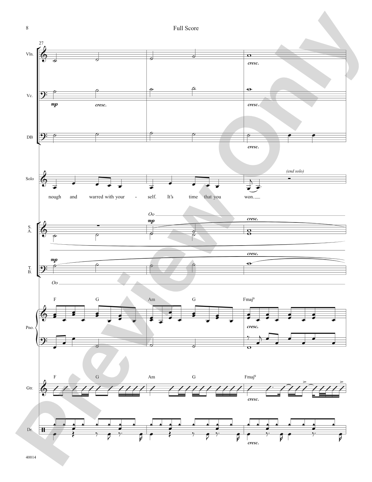 Once: Choral SoundPax