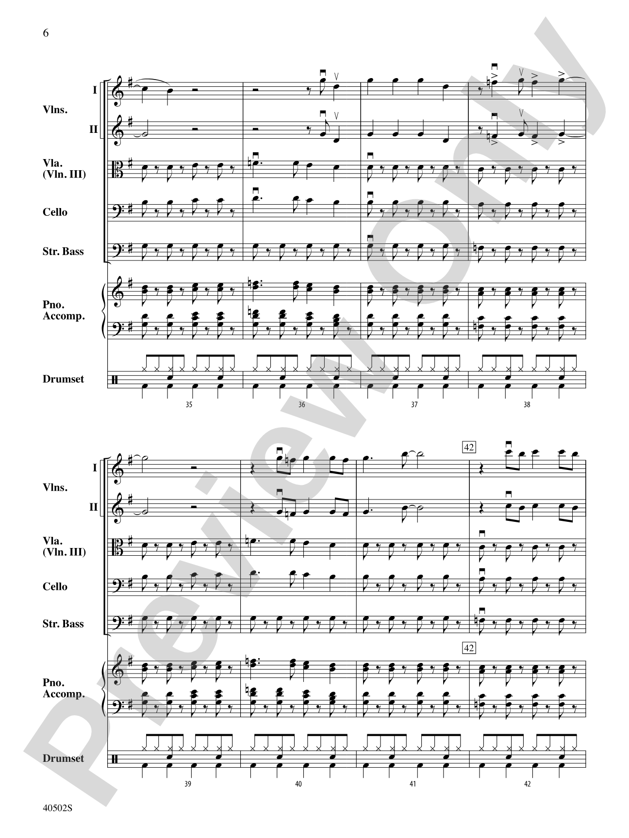 My Generation: String Orchestra Conductor Score & Parts