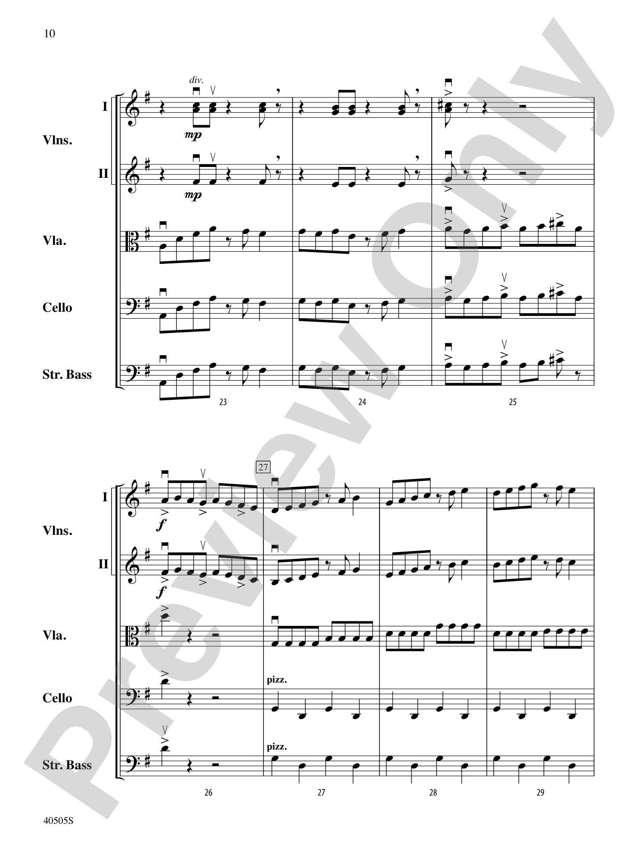 A Fiddler's Fancy: Score
