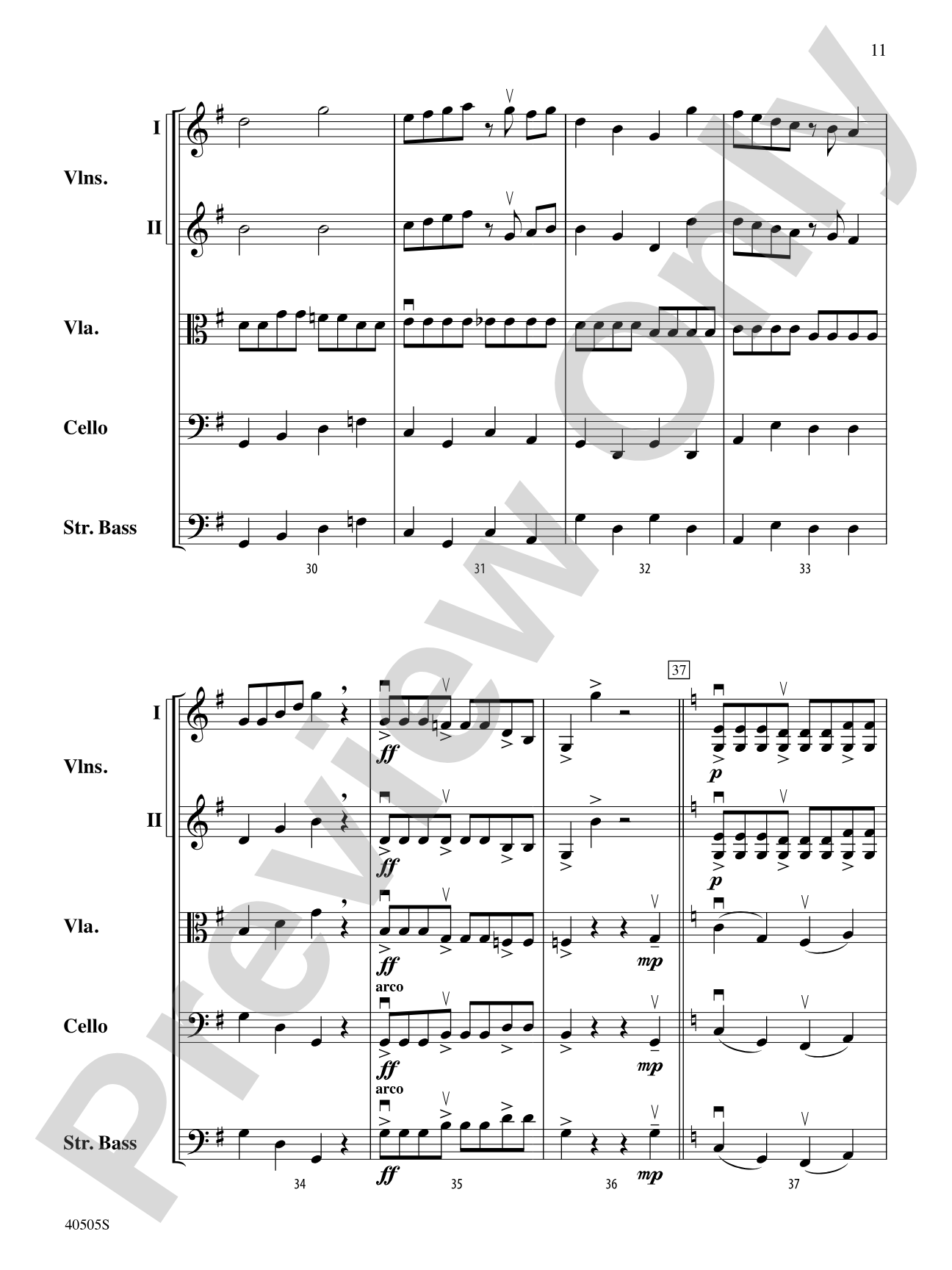 A Fiddler's Fancy: Score