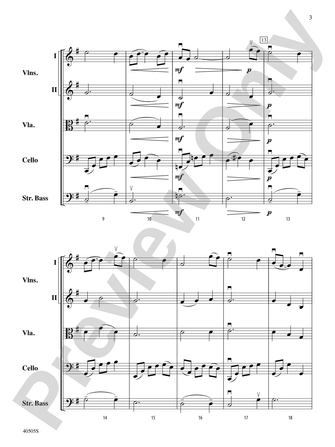 A Fiddler's Fancy: Score