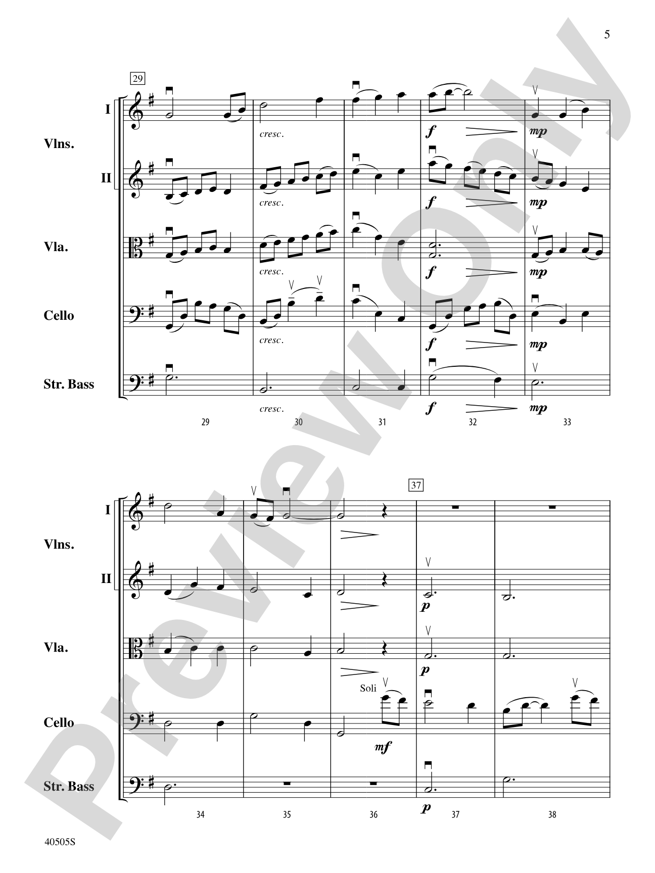 A Fiddler's Fancy: Score