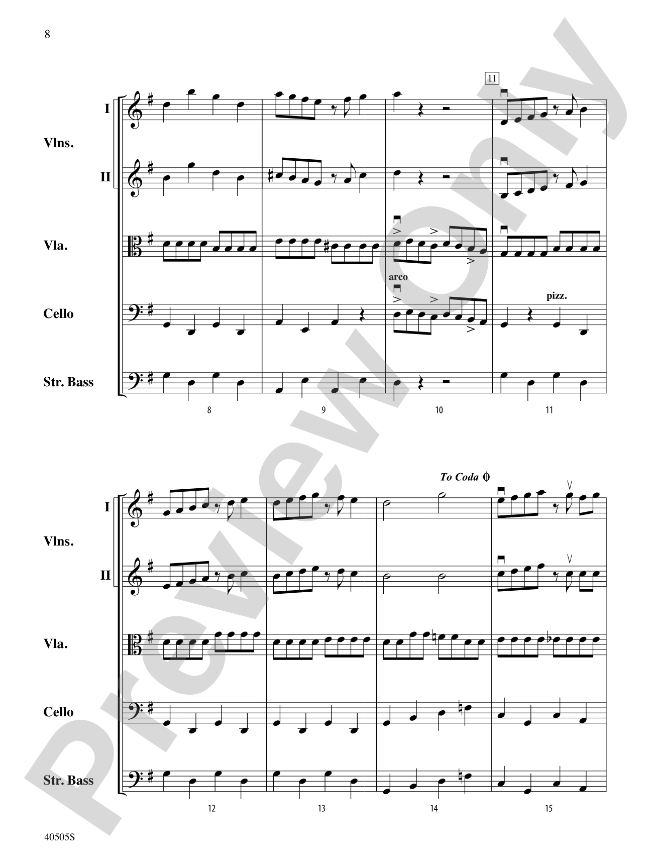 A Fiddler's Fancy: Score